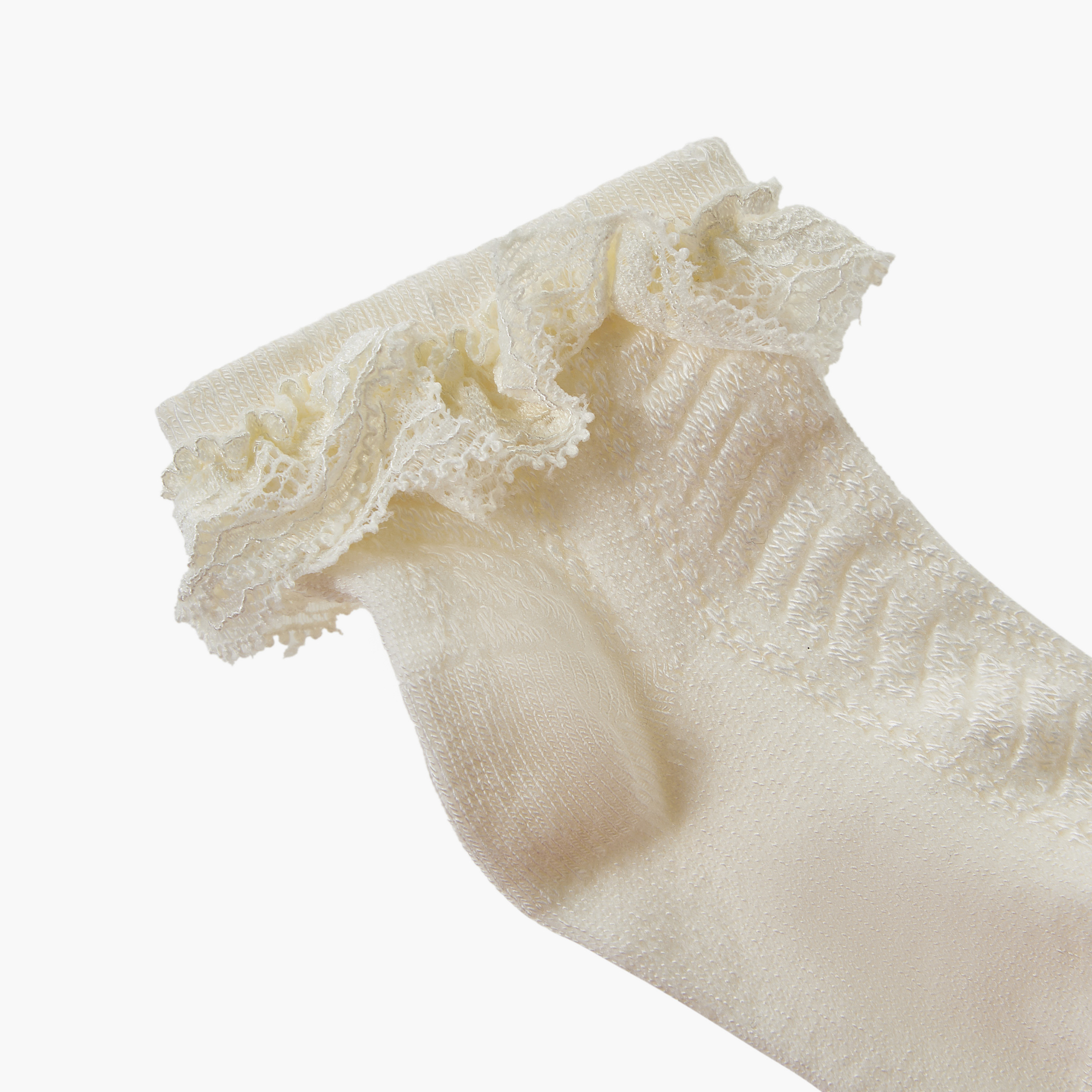 Pack of 2 Giggles Baby Girls Socks with Lace Trim-baby-girls-accessories-socks-image-4