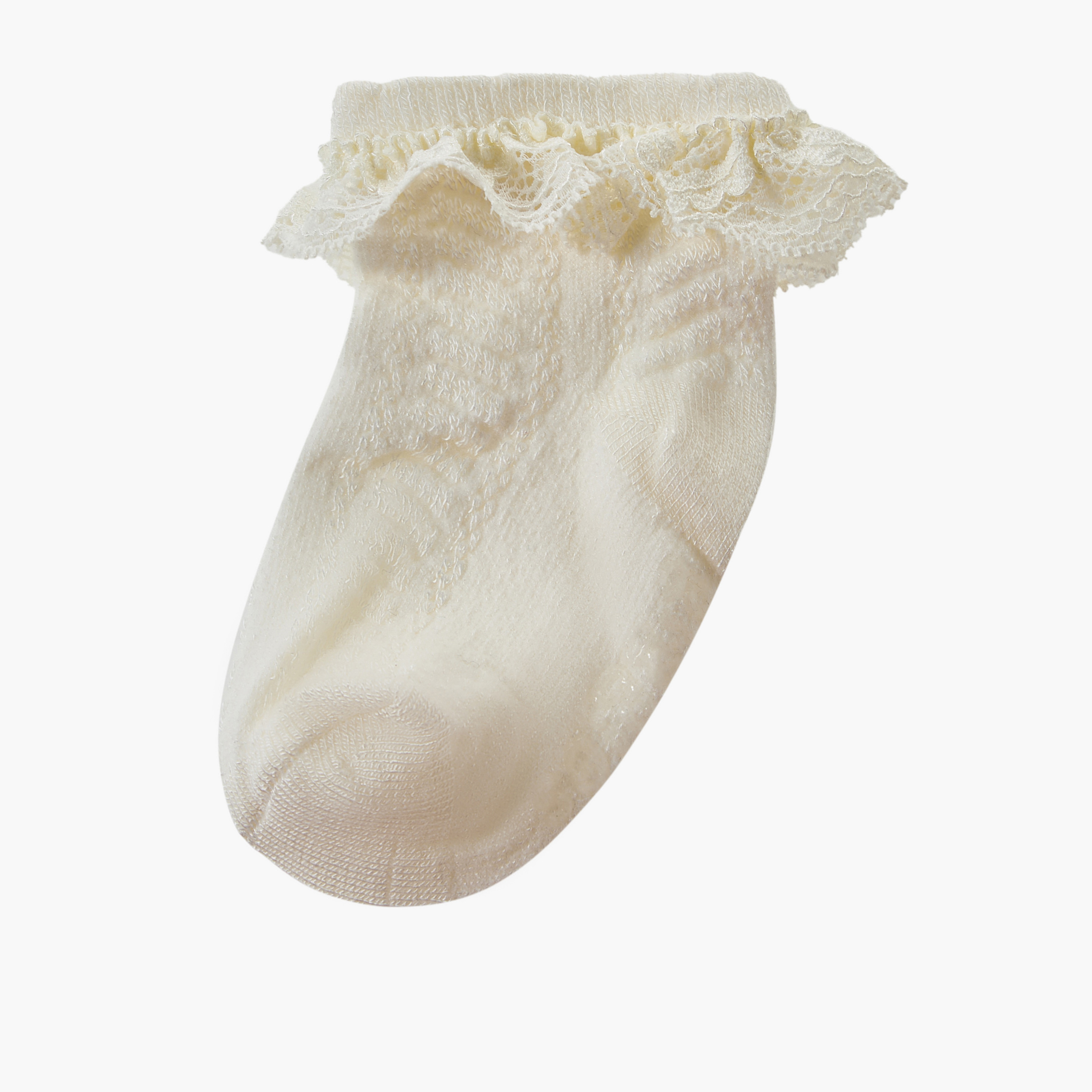 Pack of 2 Giggles Baby Girls Socks with Lace Trim-baby-girls-accessories-socks-image-3