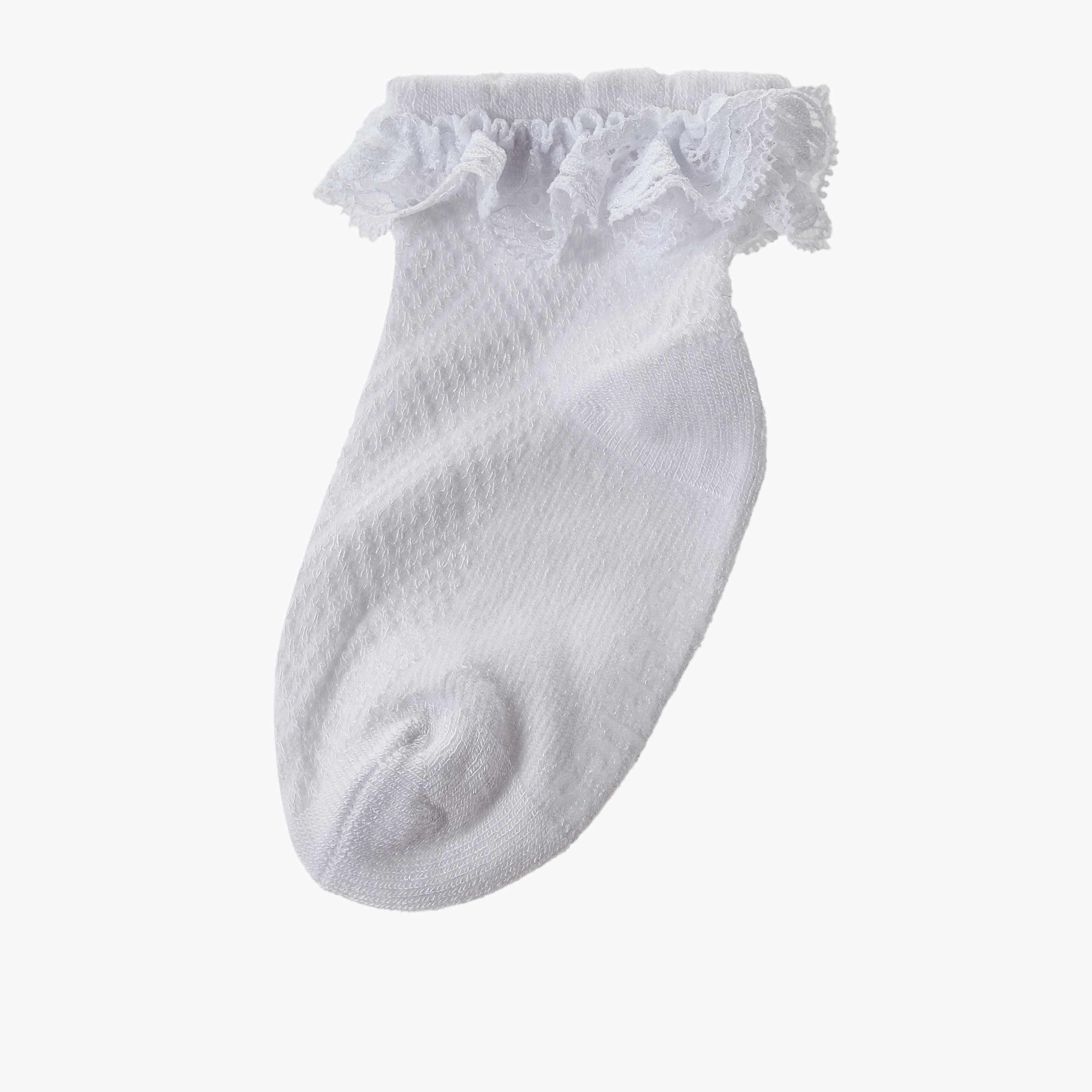 Pack of 2 Giggles Baby Girls Socks with Lace Trim-baby-girls-accessories-socks-image-3