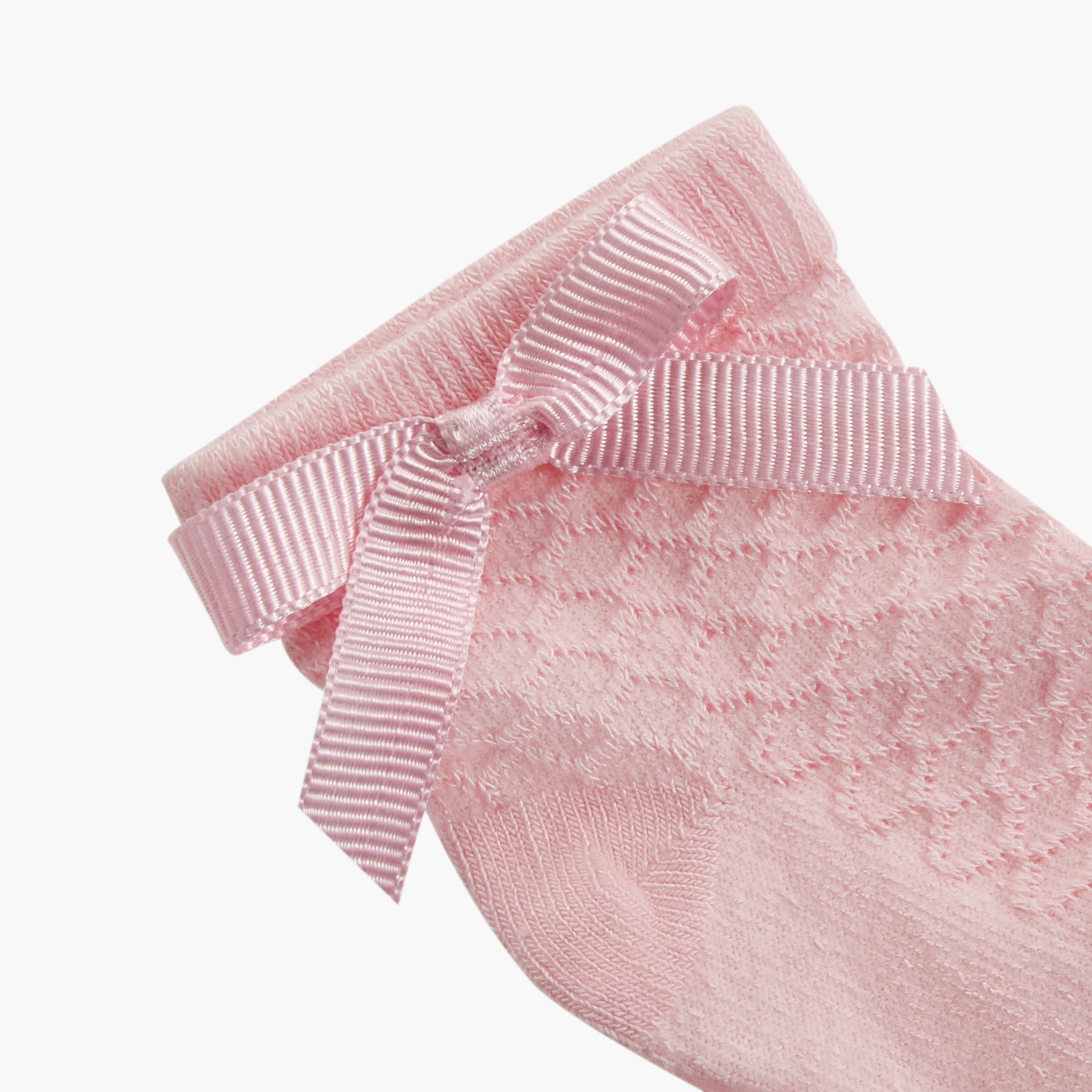 Giggles Baby Girls Socks with Bow Detail - Set of 2-baby-girls-accessories-socks-image-3