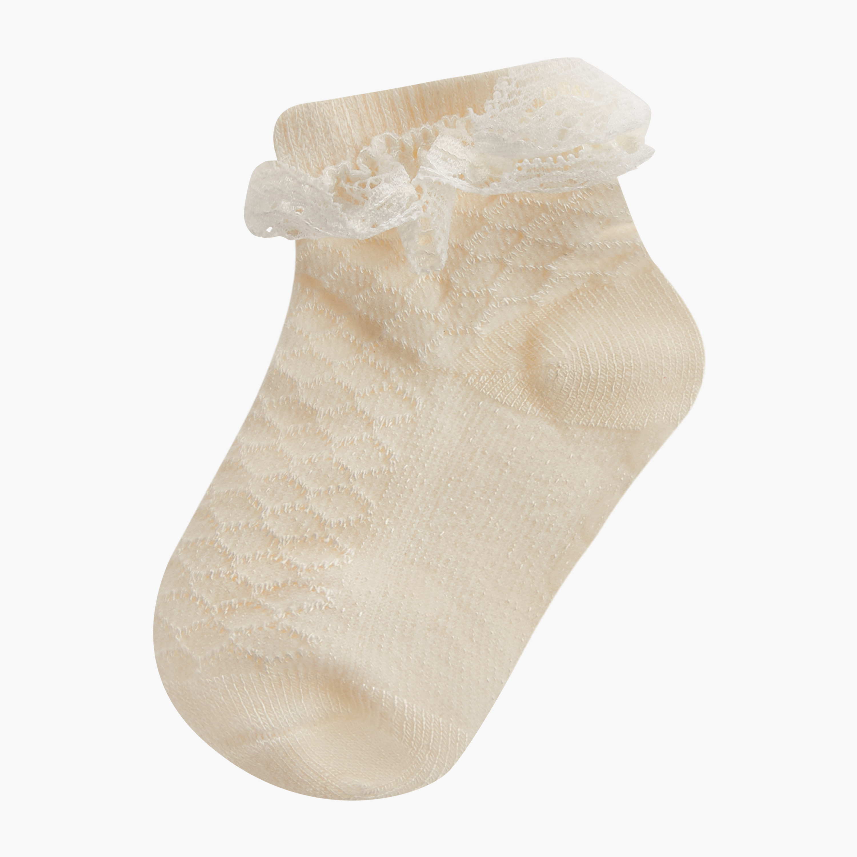 Giggles Baby Girls Socks with Lace Detail - Set of 2-baby-girls-accessories-socks-image-2