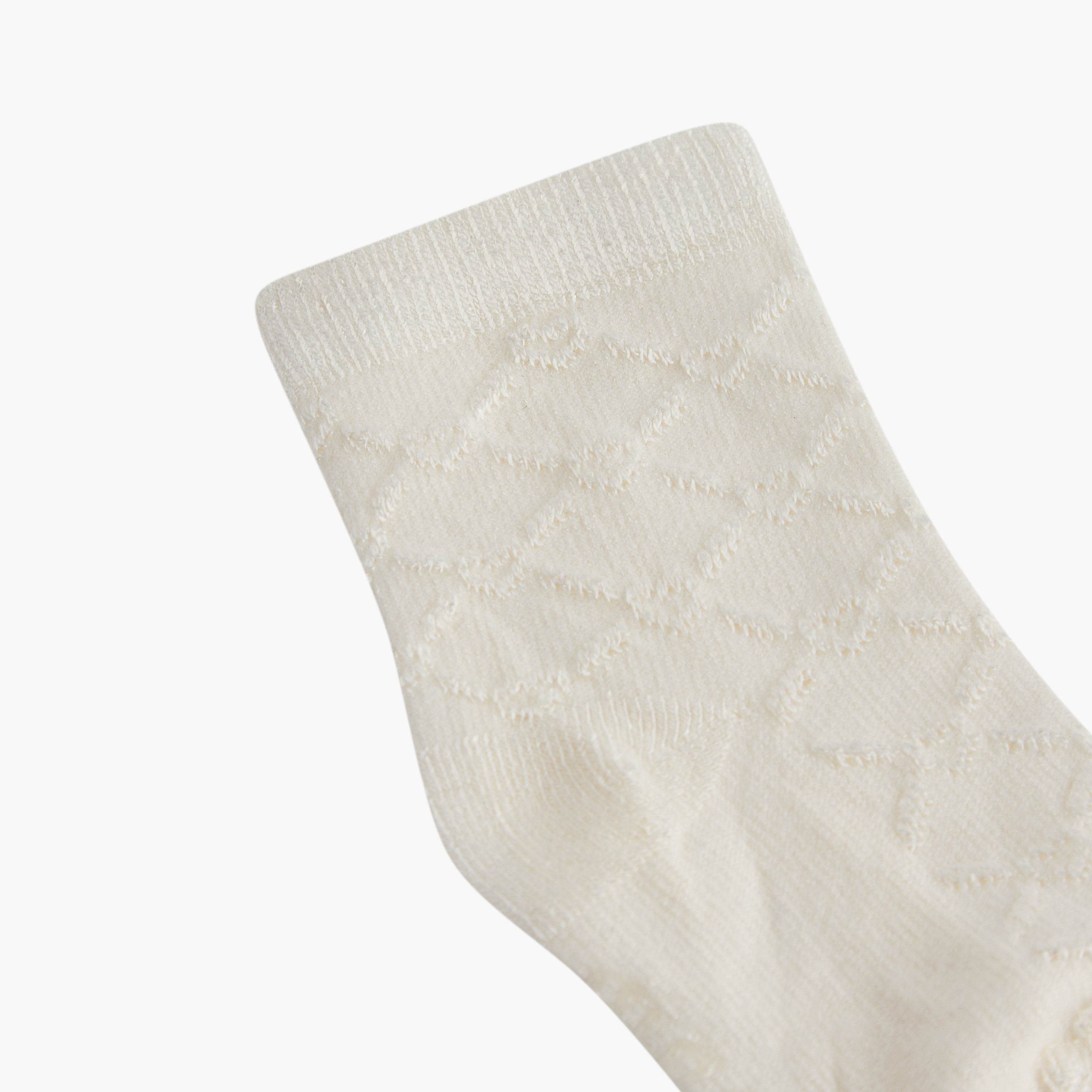 Giggles Textured Ankle Length Socks - Set of 2-baby-girls-accessories-socks-image-5