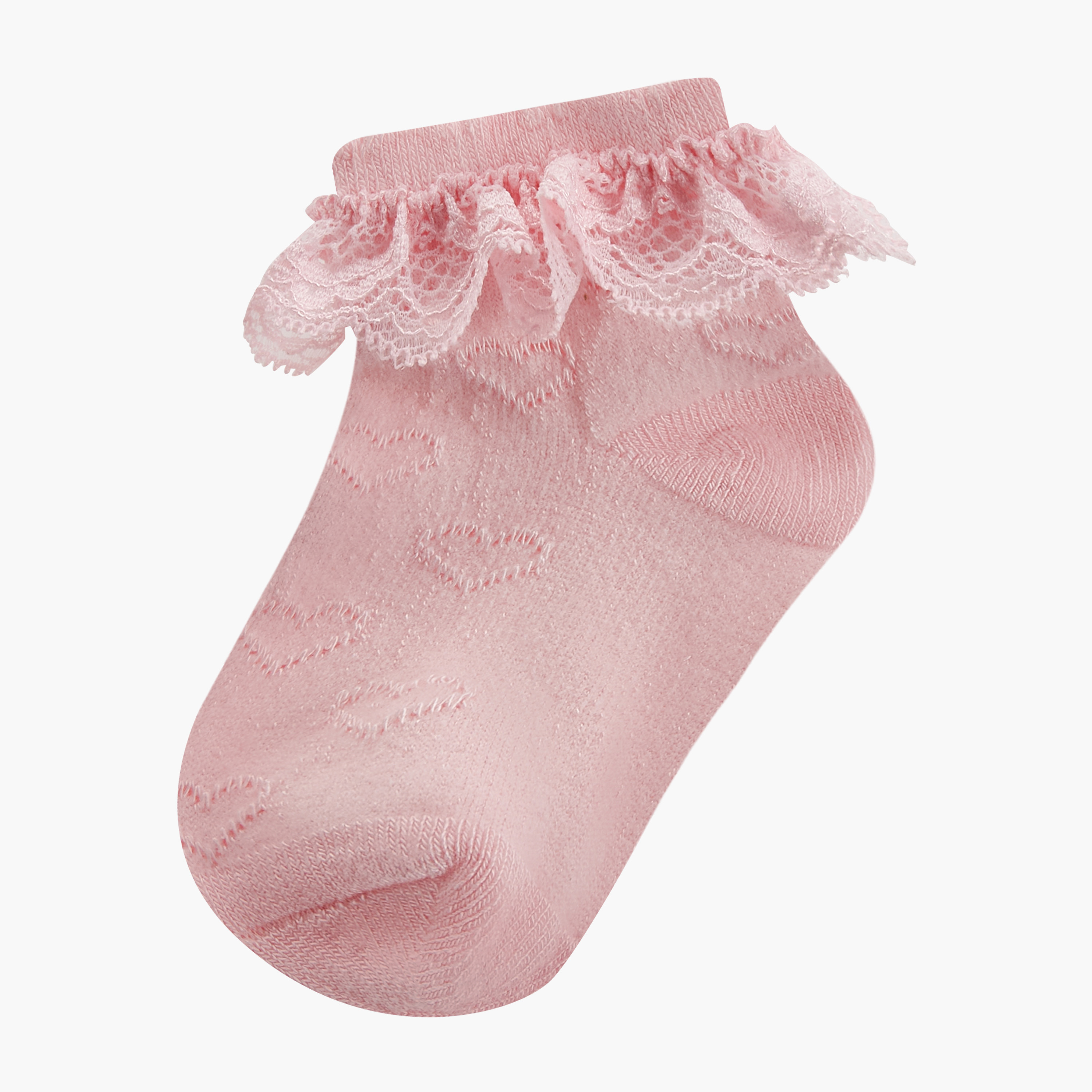 Giggles Baby Girls Socks with Lace Detail - Set of 2-baby-girls-accessories-socks-image-2