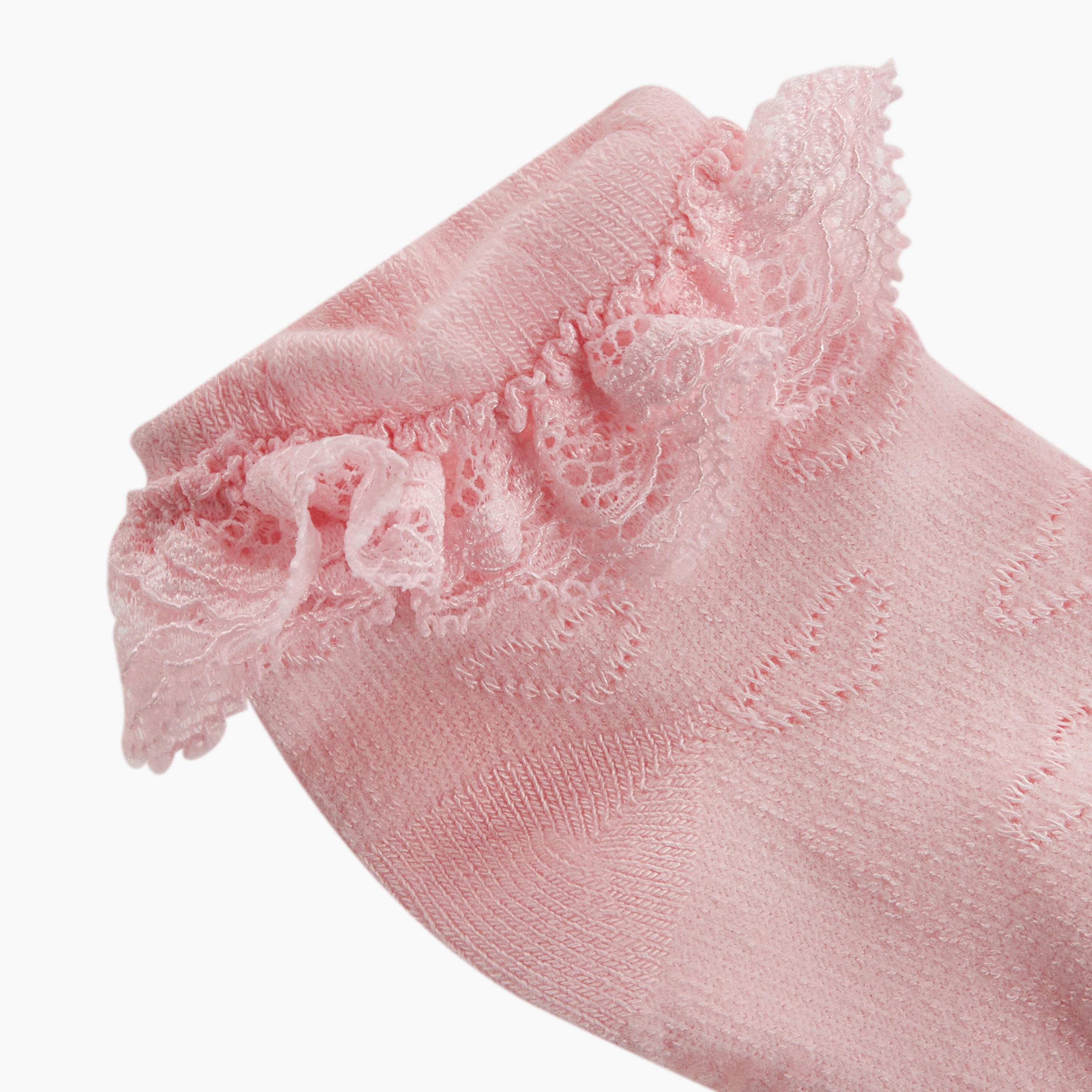 Giggles Baby Girls Socks with Lace Detail - Set of 2-baby-girls-accessories-socks-image-3