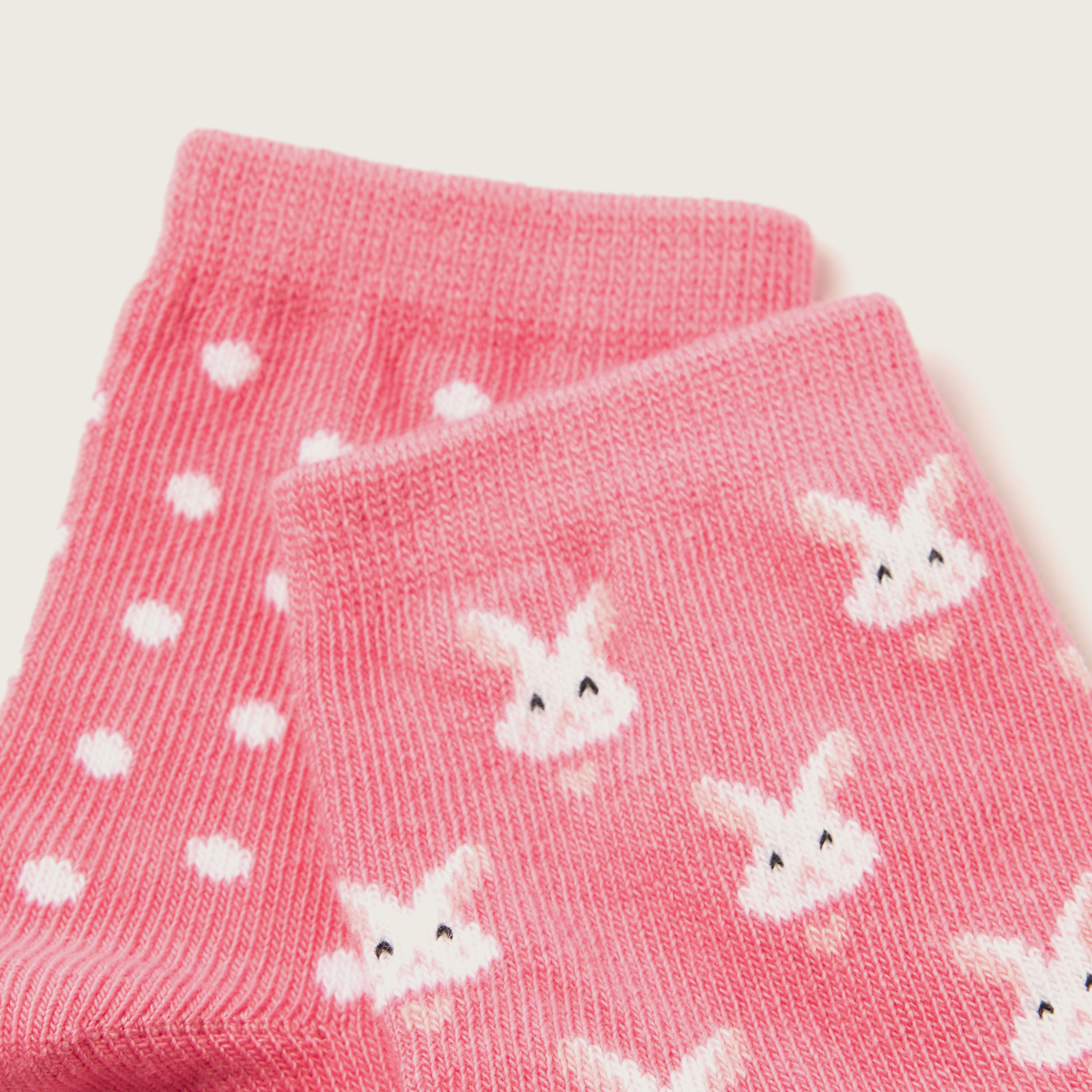 Juniors Assorted Ankle Length Socks - Set of 2-baby-girls-accessories-socks-image-3