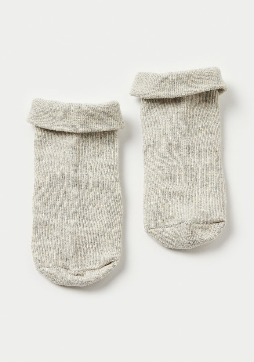 Juniors Solid Ankle Length Socks - Set of 2-Socks-image-0
