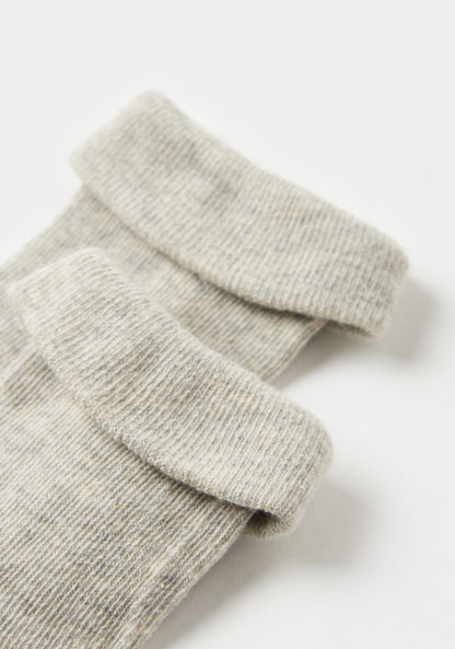 Juniors Solid Ankle Length Socks - Set of 2-Socks-image-2