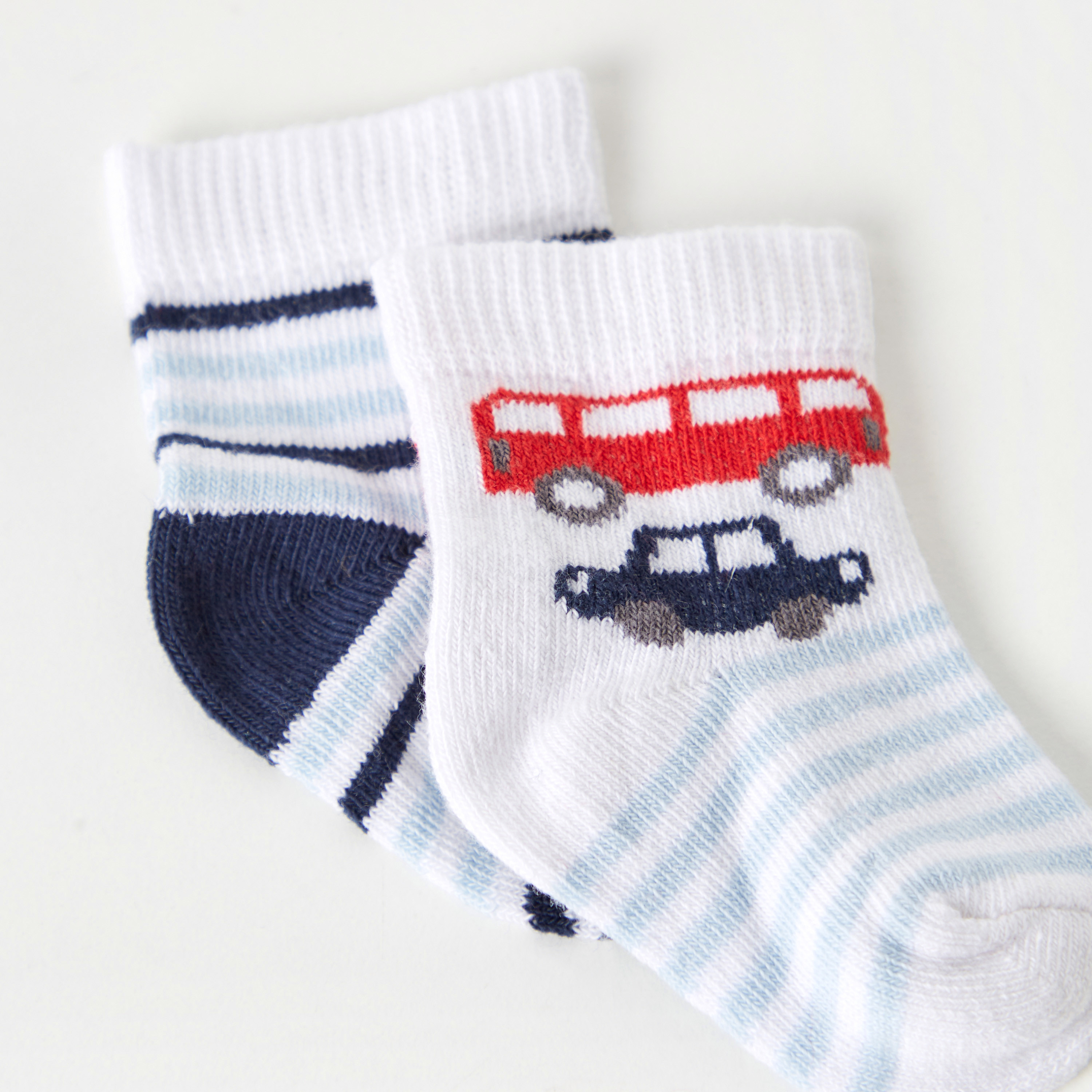 جوارب بارزة الملمس بطول الكاحل من جونيورز - طقم 2 أزواج-promo_babyshop_Buy3for1_OMN230426-image-3