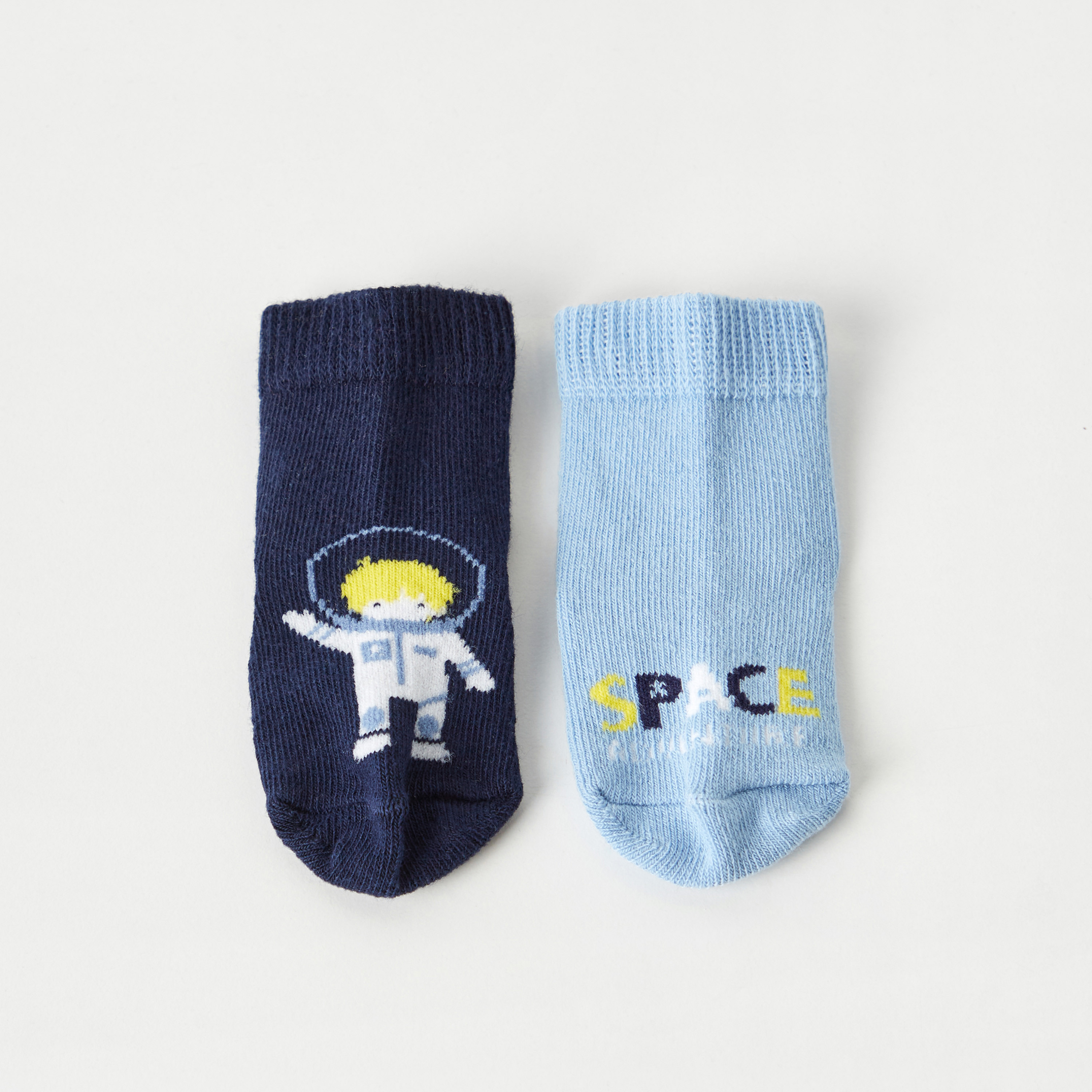 Juniors Textured Ankle Length Socks - Set of 2-promo_babyshop_Buy3for1_OMN230426-image-1