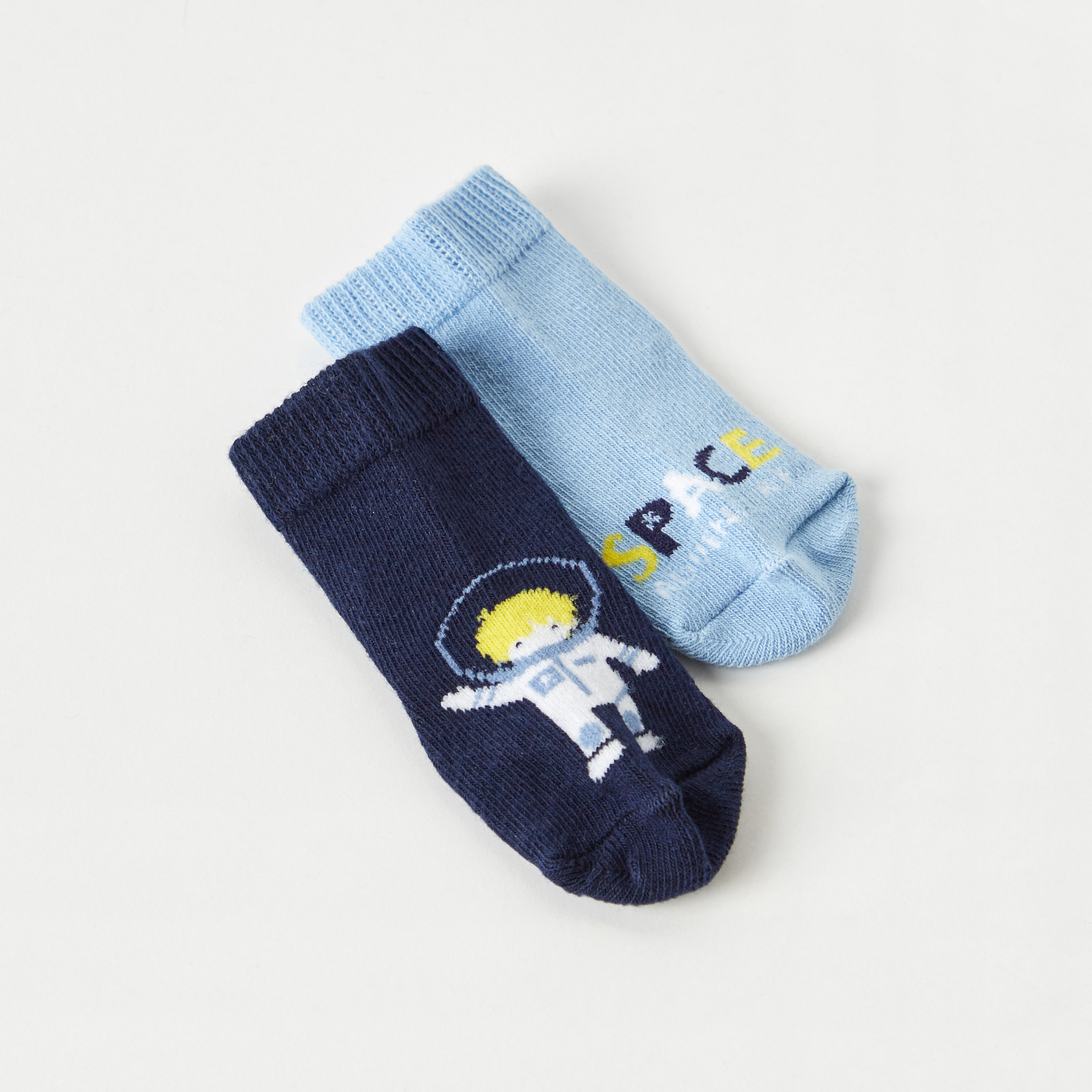 Juniors Textured Ankle Length Socks - Set of 2-promo_babyshop_Buy3for1_OMN230426-image-2