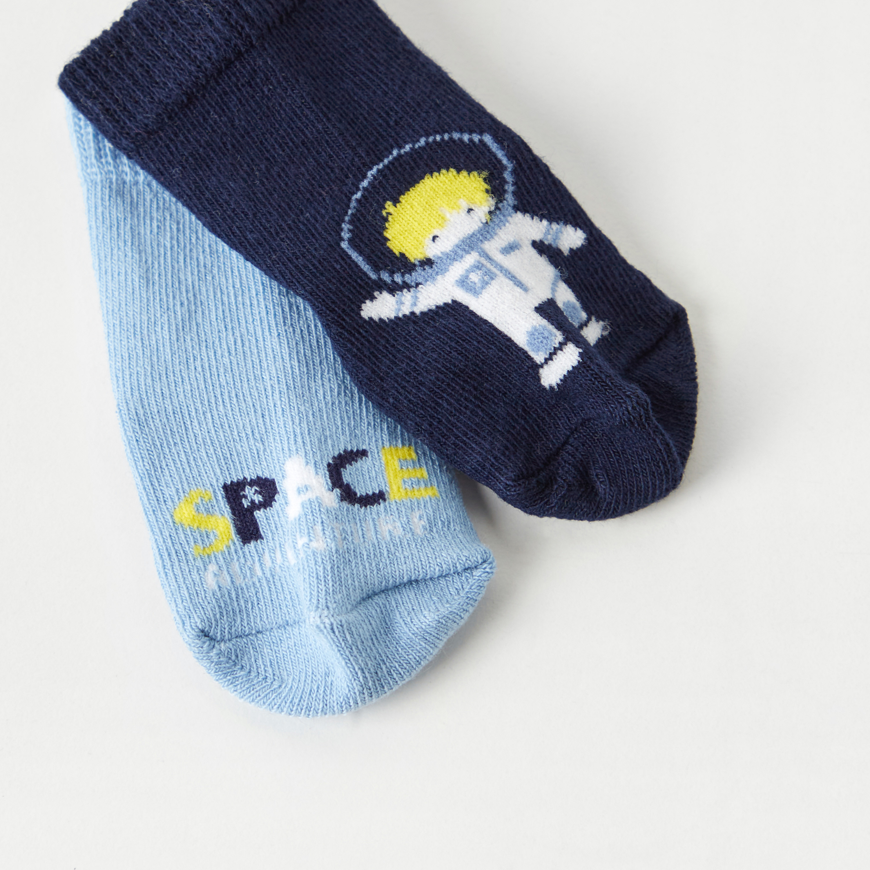 Juniors Textured Ankle Length Socks - Set of 2-promo_babyshop_Buy3for1_OMN230426-image-3