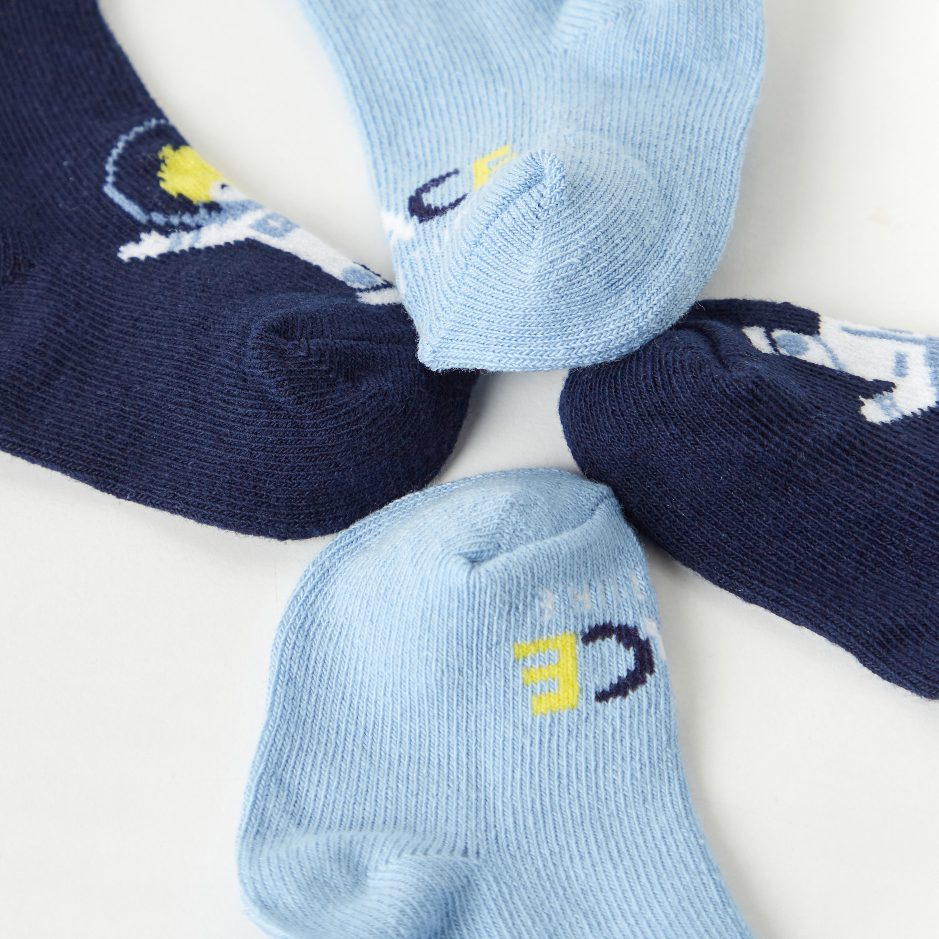 Juniors Textured Ankle Length Socks - Set of 2-promo_babyshop_Buy3for1_OMN230426-image-4