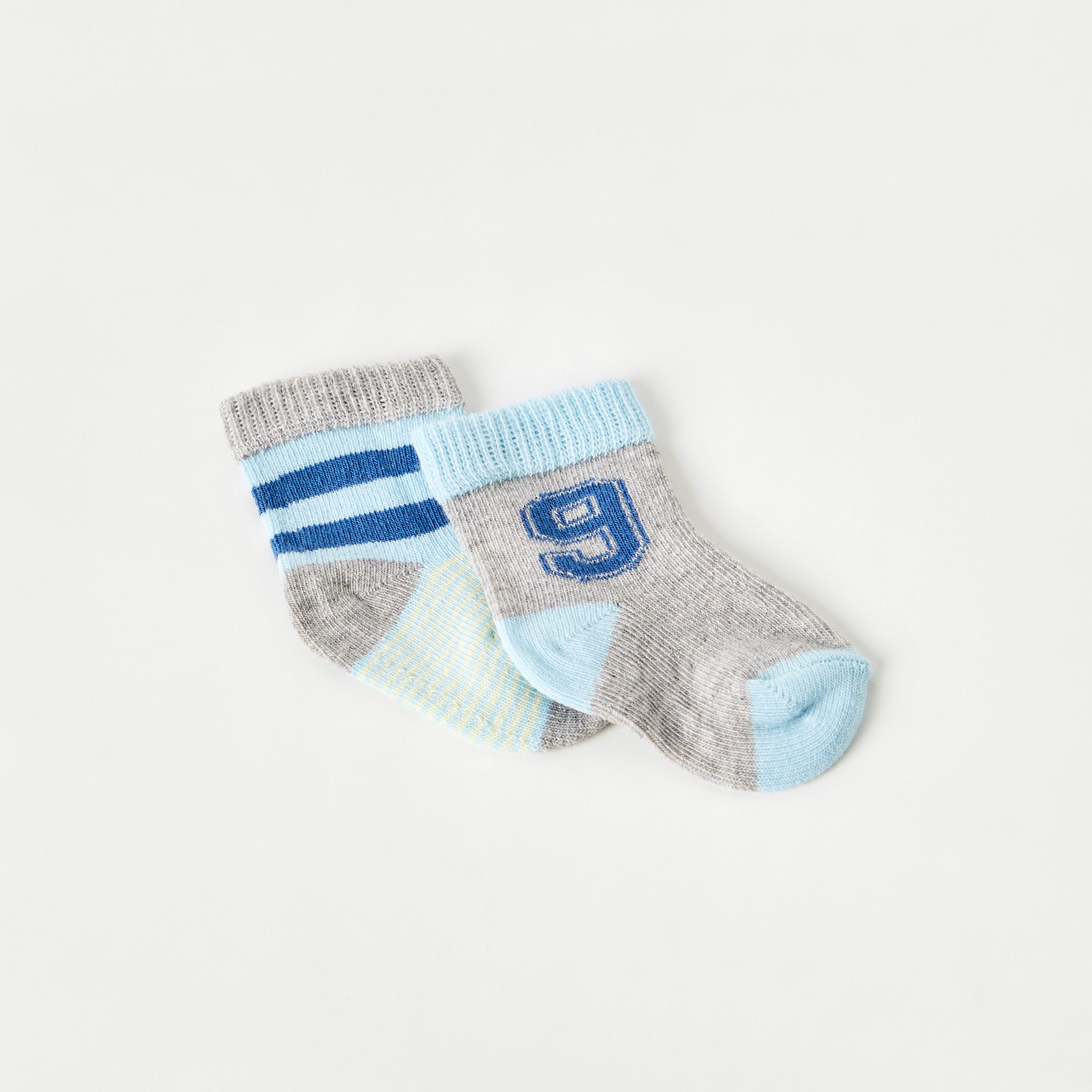 طقم جوارب بارزة الملمس من زوجين بطول الكاحل من جونيورز-promo_babyshop_Buy3for1_OMN230426-image-2