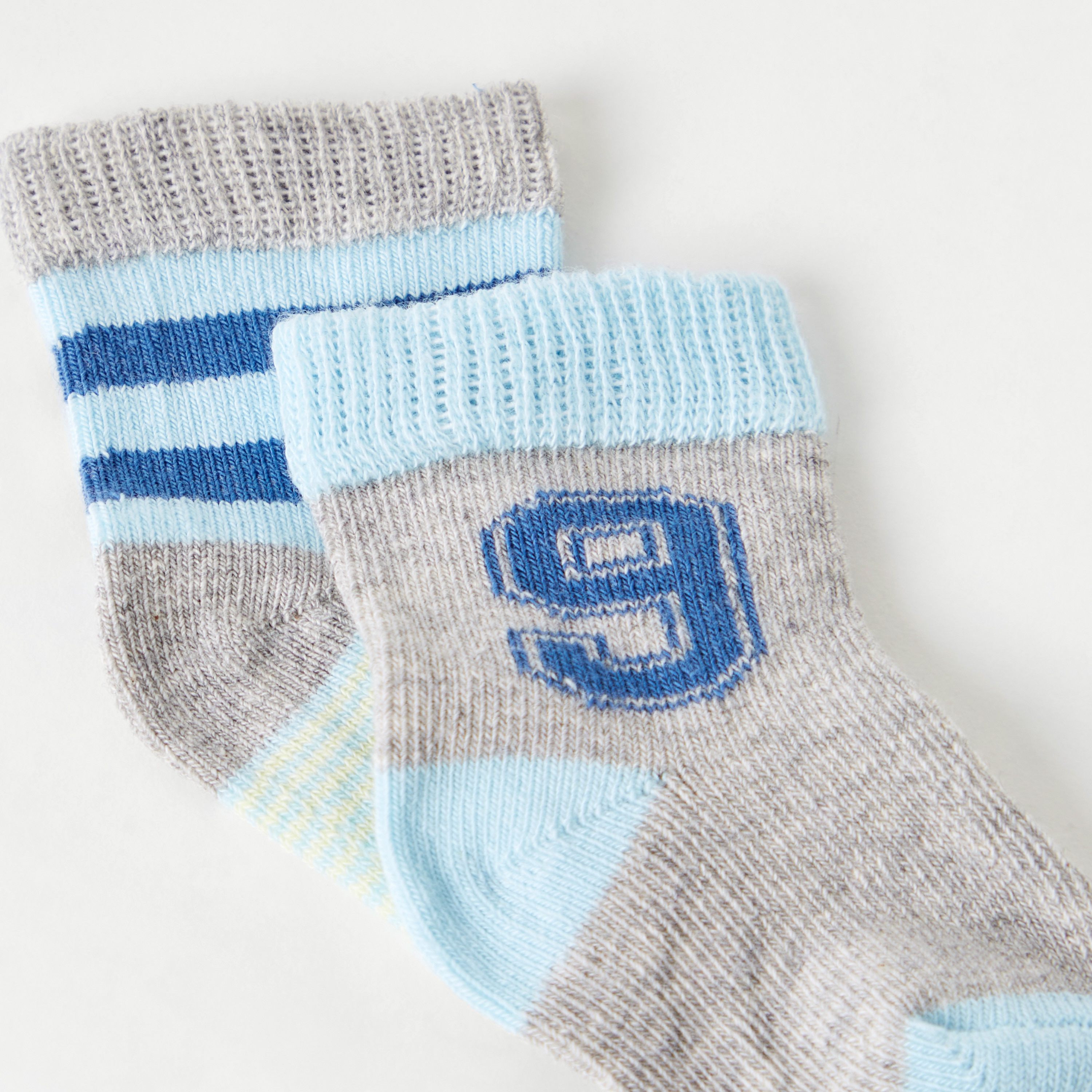 طقم جوارب بارزة الملمس من زوجين بطول الكاحل من جونيورز-promo_babyshop_Buy3for1_OMN230426-image-3