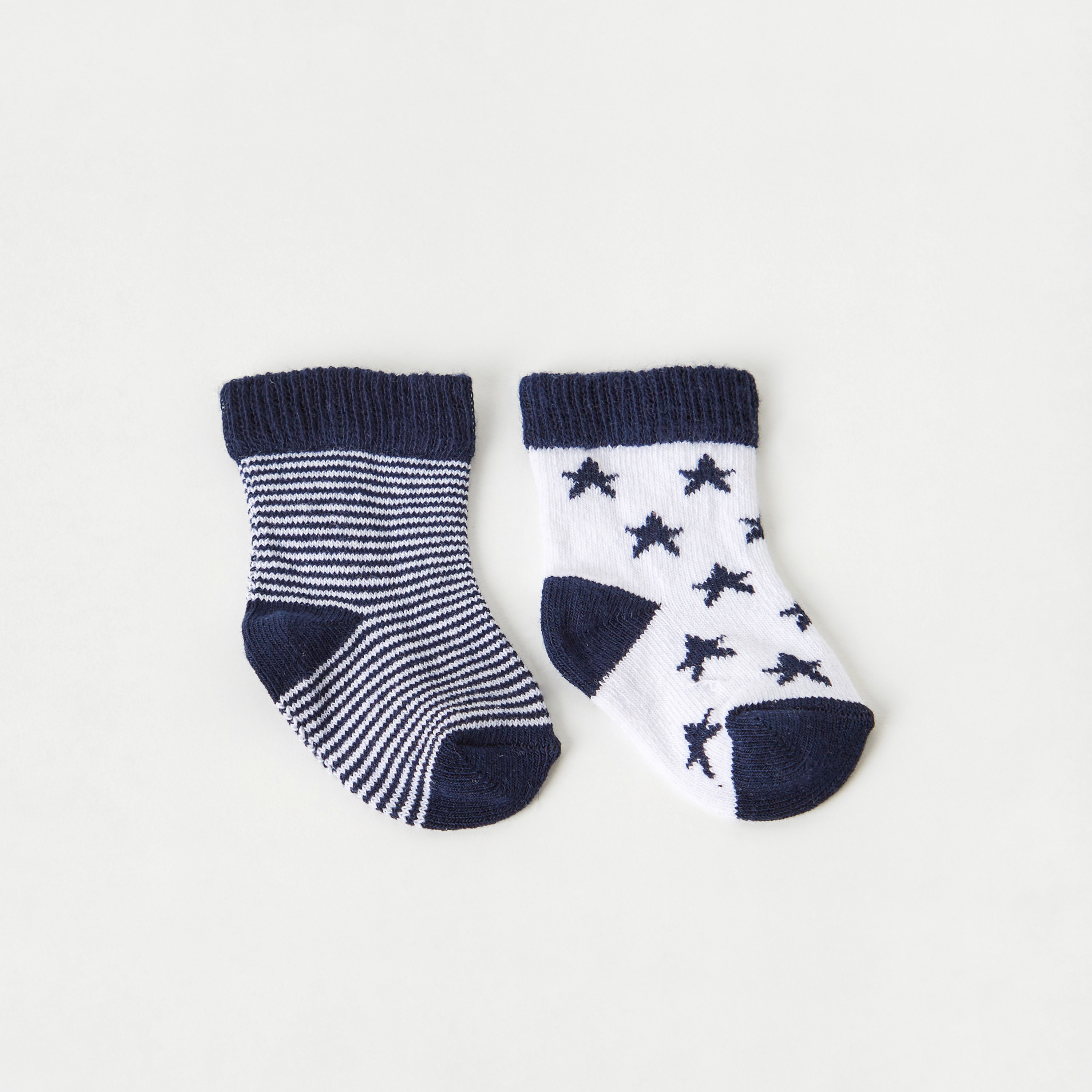 Juniors Textured Ankle Length Socks - Set of 2-promo_babyshop_Buy3for1_OMN230426-image-1