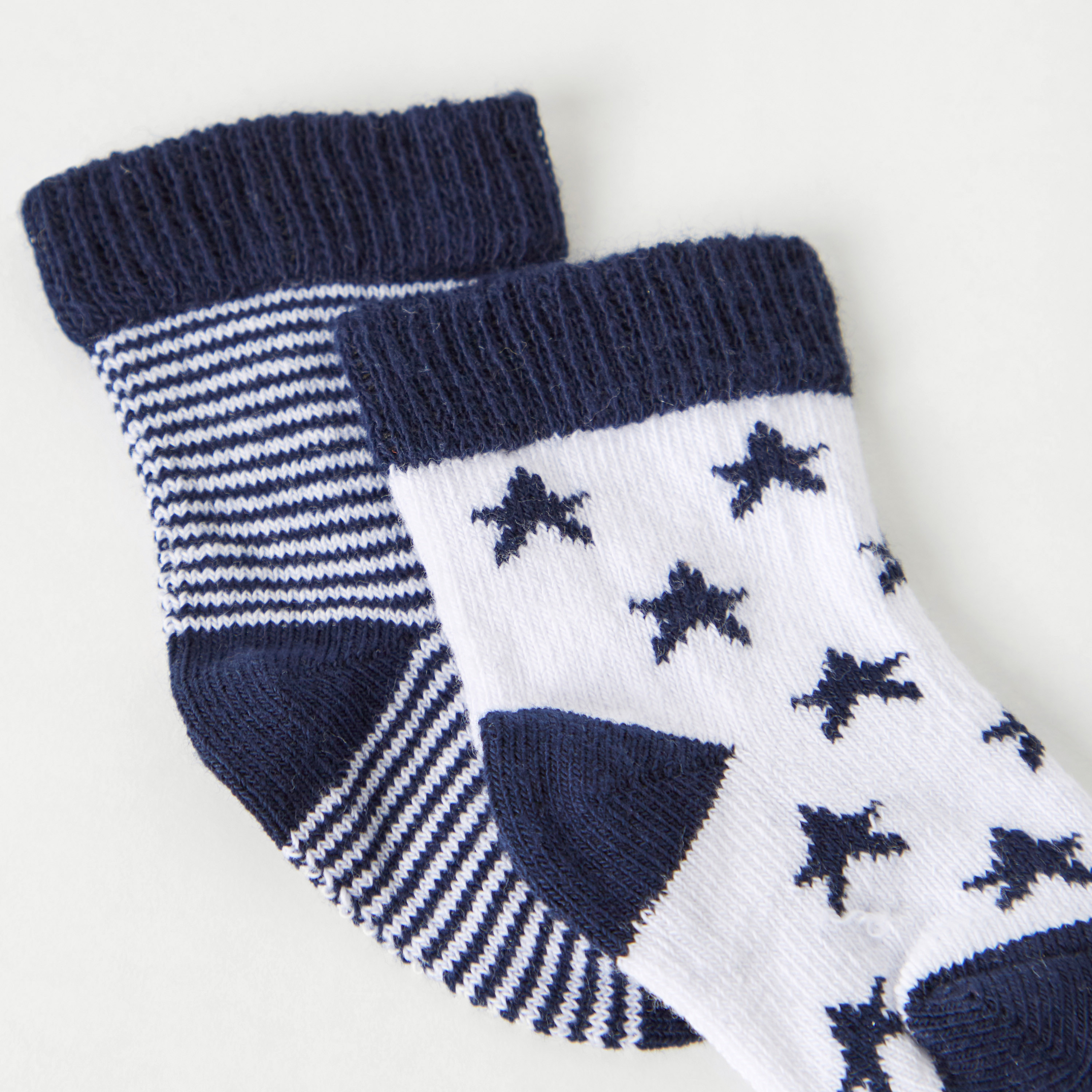 Juniors Textured Ankle Length Socks - Set of 2-promo_babyshop_Buy3for1_OMN230426-image-3