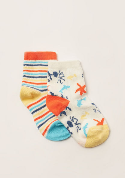 Juniors Assorted Ankle Length Socks - Set of 2-Socks-image-1