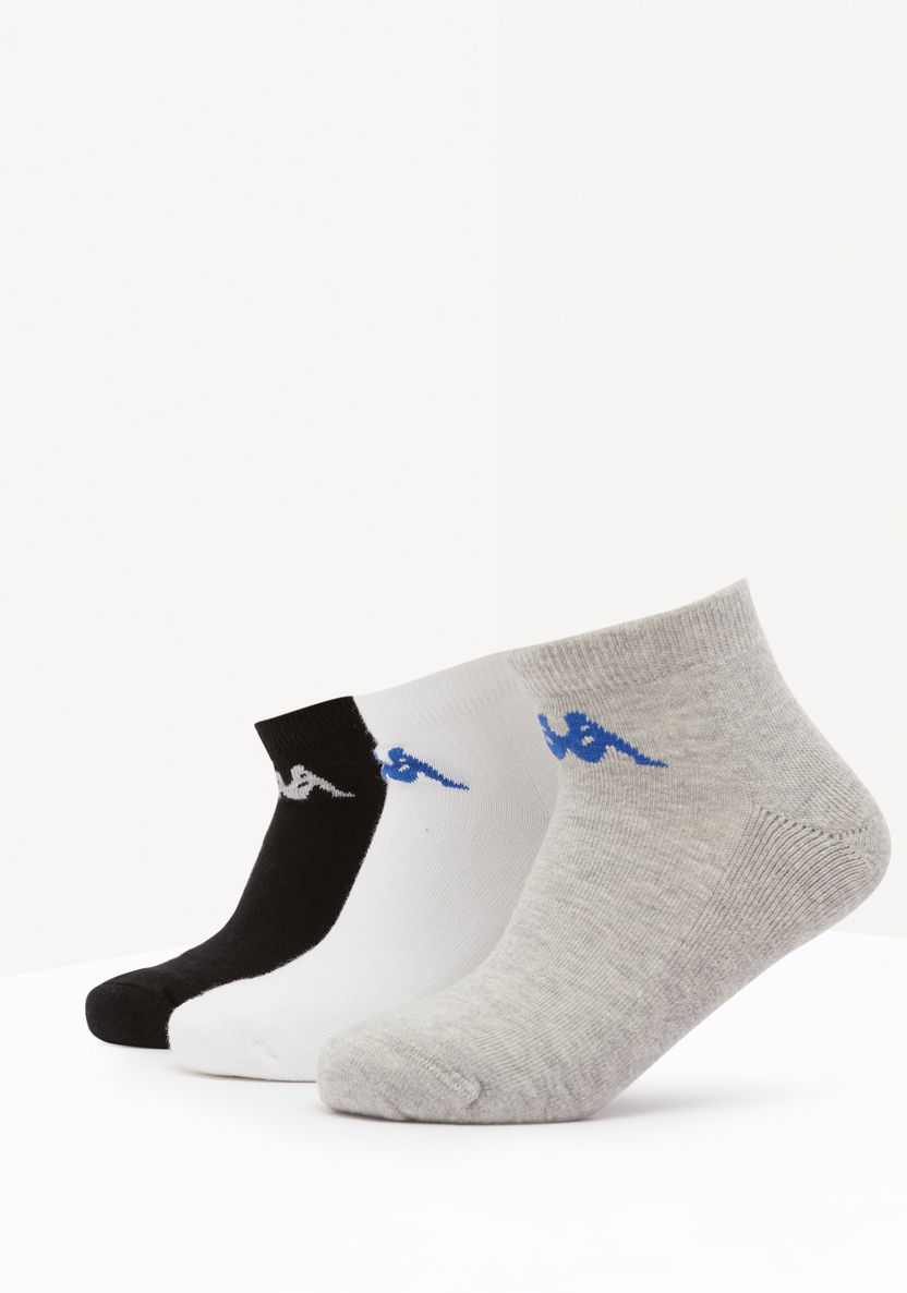 Kappa Printed Sports Socks - Set of 3-Boy%27s Socks-image-0