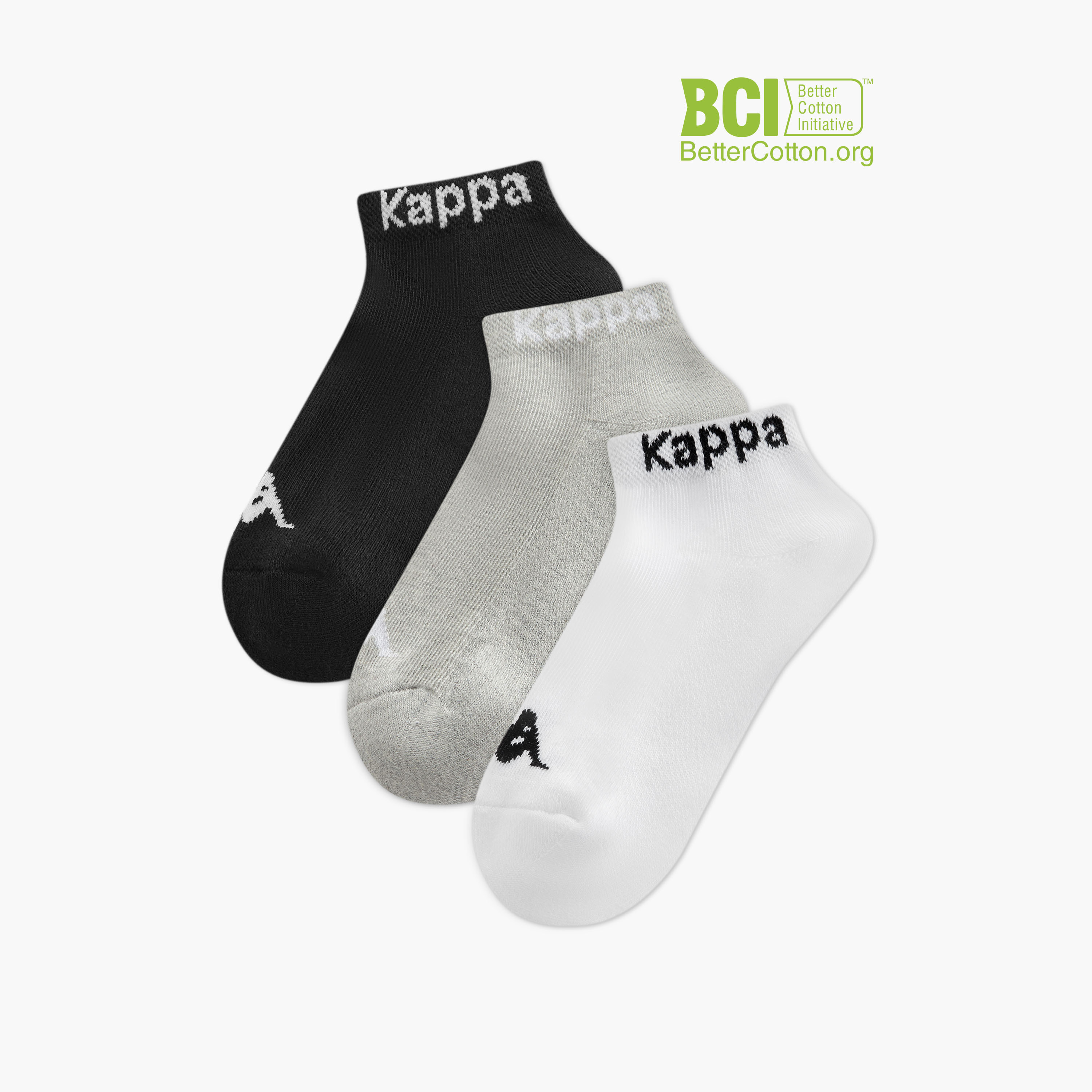 طقم جوارب رياضية 3 أزواج بطول الكاحل وطبعات من كابا -girls-accessories-socks-image-1