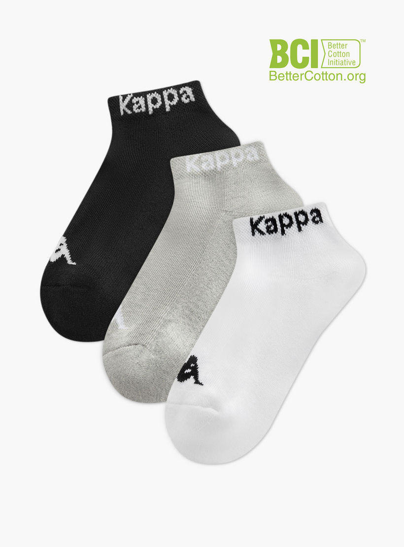 Kappa Printed Ankle Length Sports Socks - Set of 3-girls-accessories-socks-image-1
