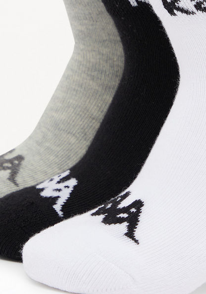 Kappa Printed Ankle Length Socks - Set of 3-Boy%27s Socks-image-2