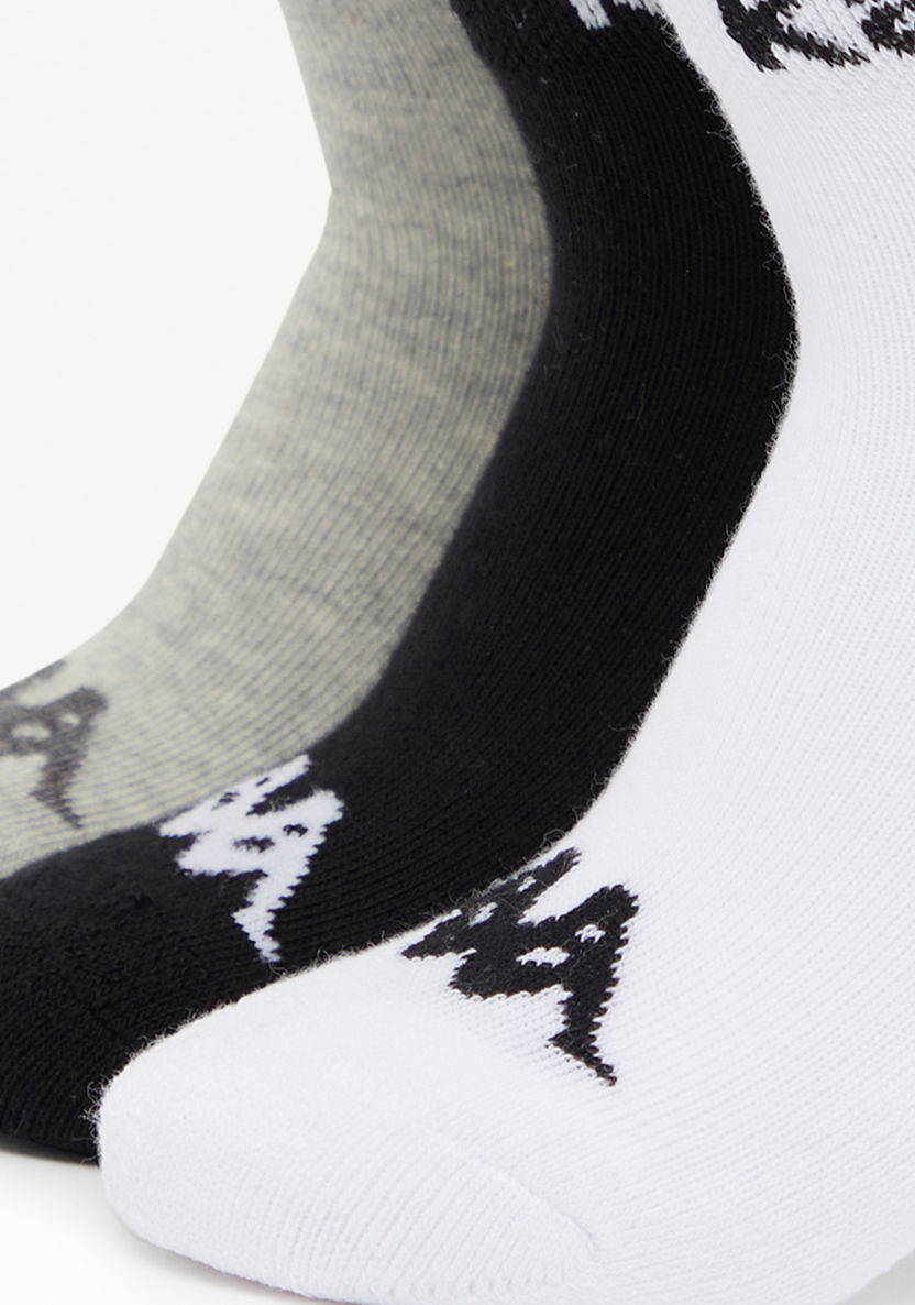 Kappa Printed Ankle Length Sports Socks - Set of 3-Boy%27s Socks-image-2