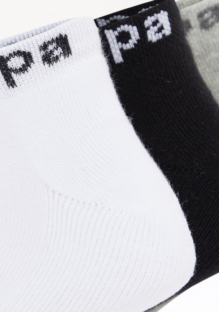 Kappa Printed Ankle Length Sports Socks - Set of 3-Boy%27s Socks-image-3