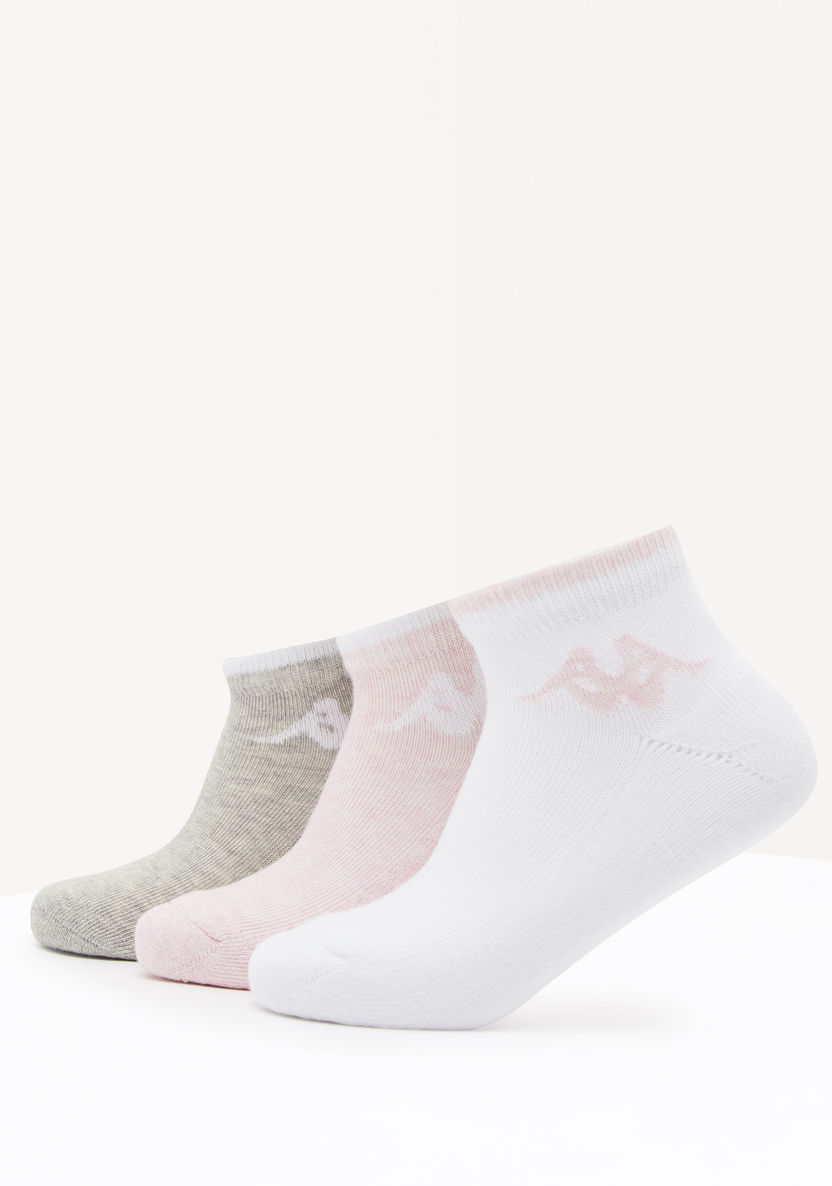 Kappa Printed Sports Socks - Set of 3-Girl%27s Socks and Tights-image-0