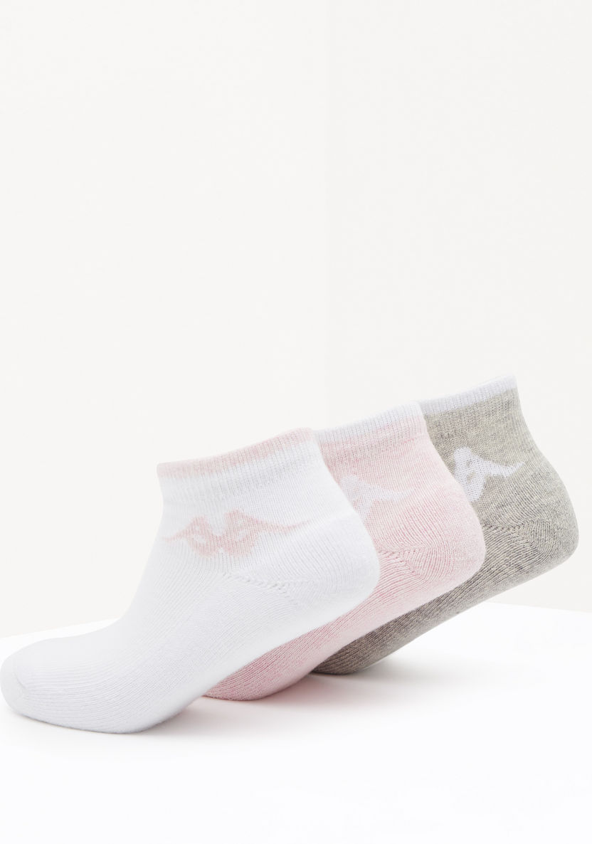 Kappa Printed Sports Socks - Set of 3-Girl%27s Socks & Tights-image-2