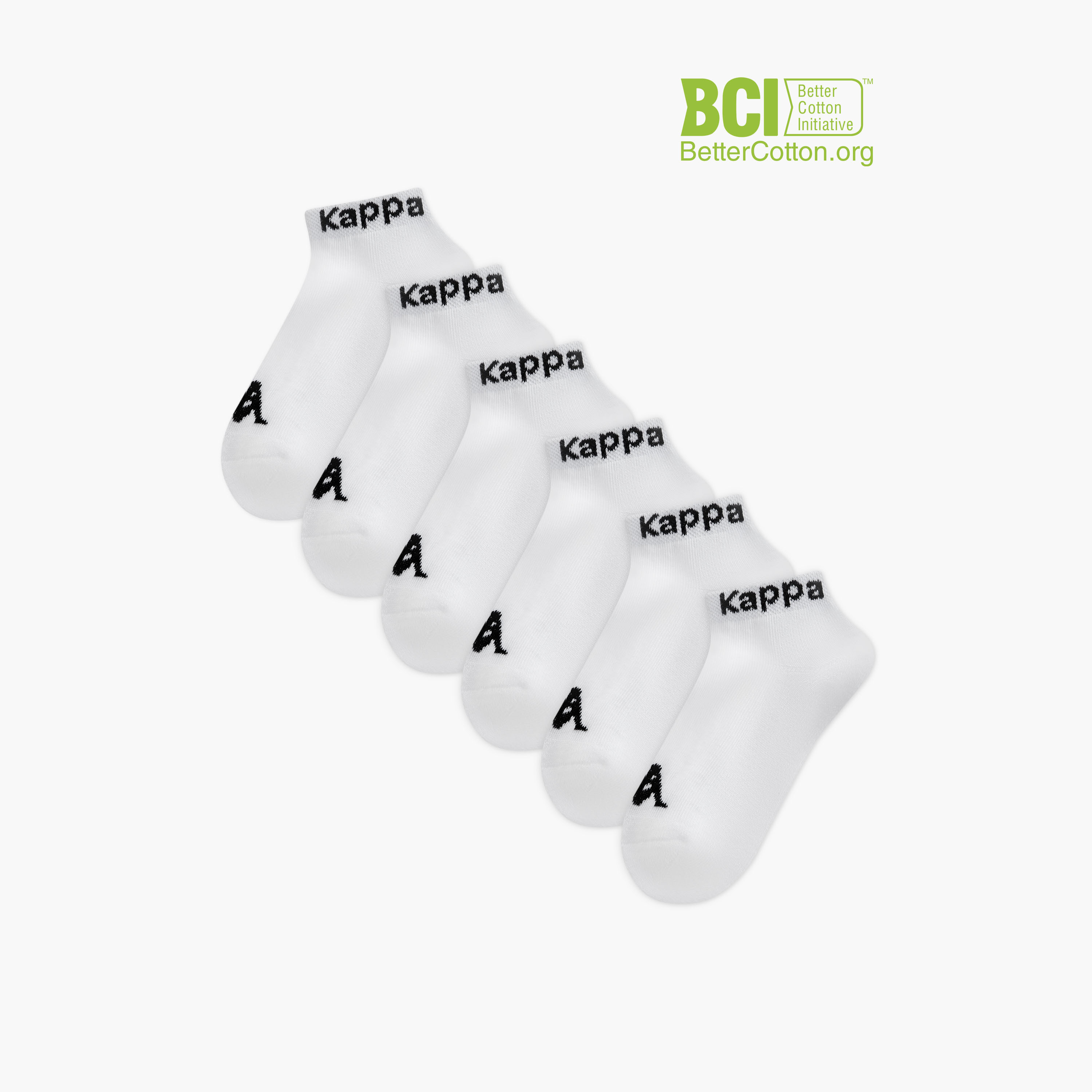 Kappa Printed Cushioned Sports Socks - Set of 6-girls-accessories-socks-image-1