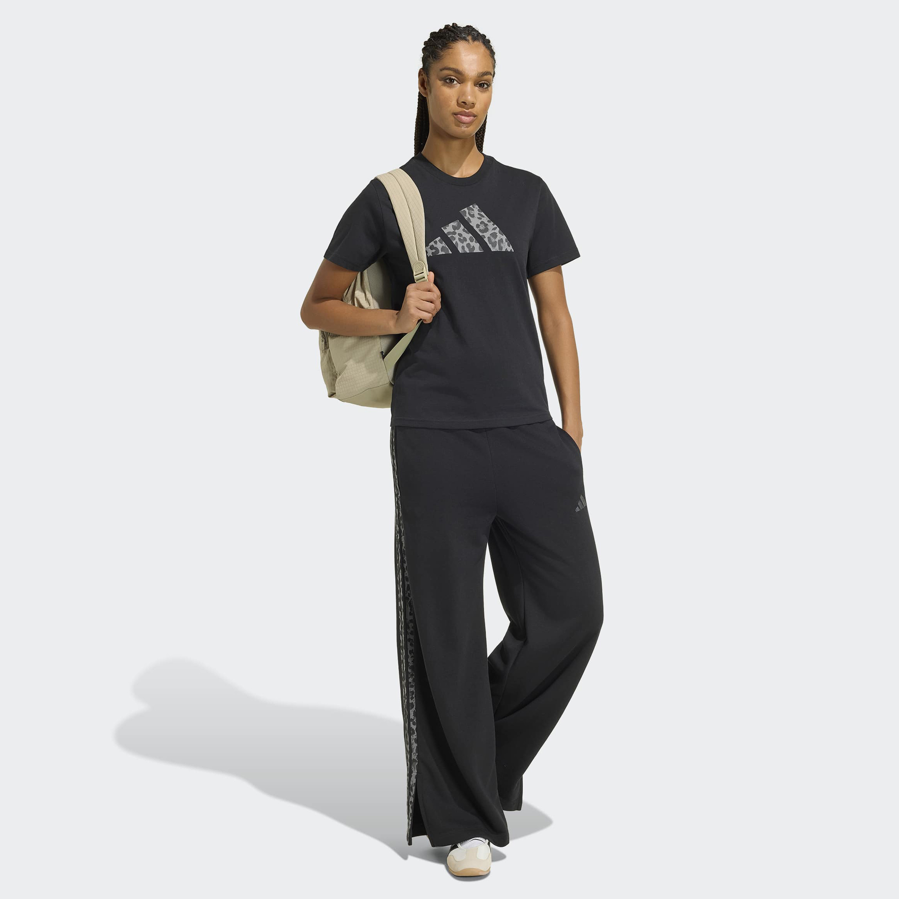 adidas Women Animal Graphic Short Sleeve T-Shirt-sports-women-clothing-tshirtsandvests-image-2