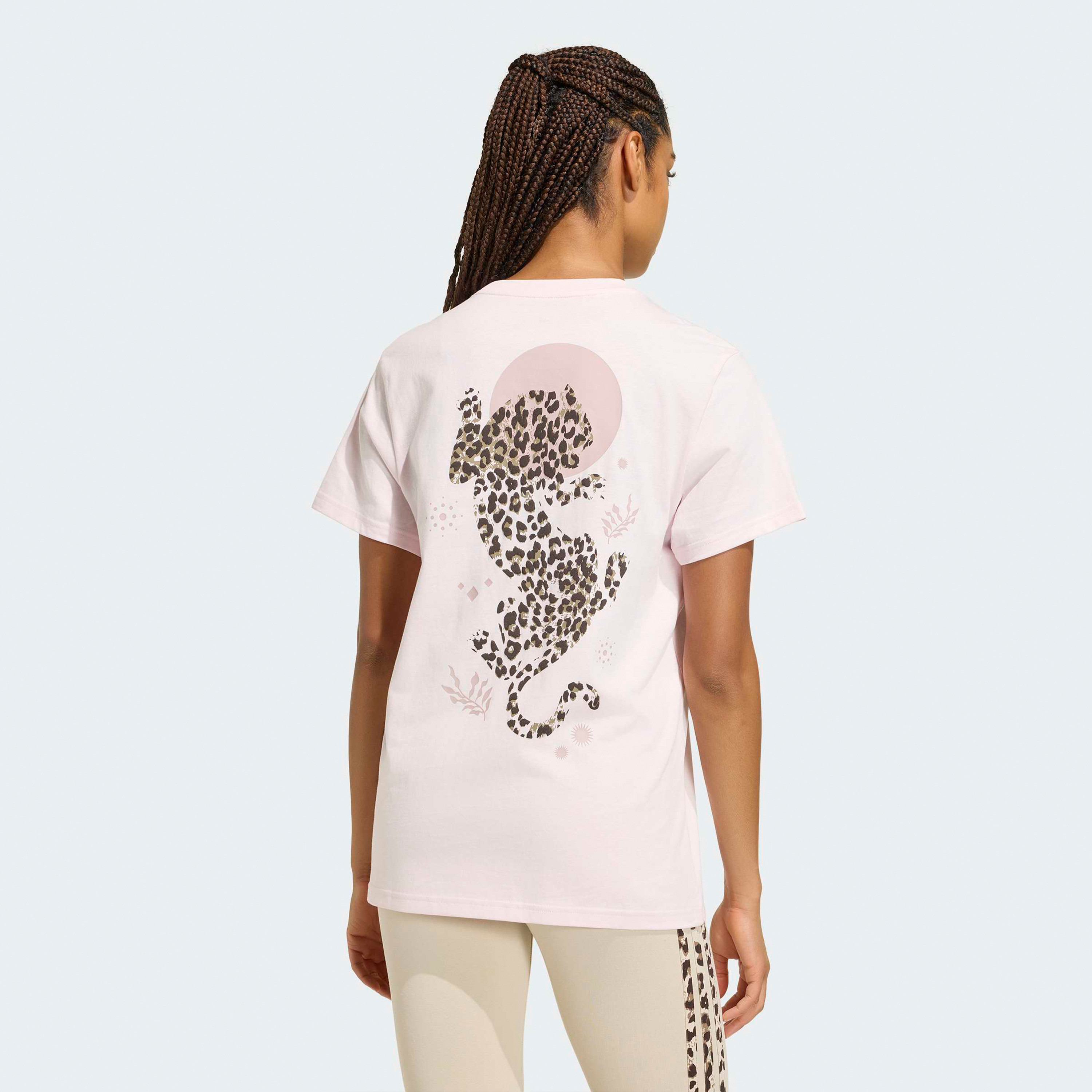 adidas Women Animal Loose Graphic Short-Sleeve Crew Neck T-shirt-sports-women-clothing-tshirtsandvests-image-3