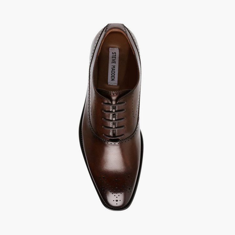 Steve Madden Men's Solid Lace-Up Oxford Shoes