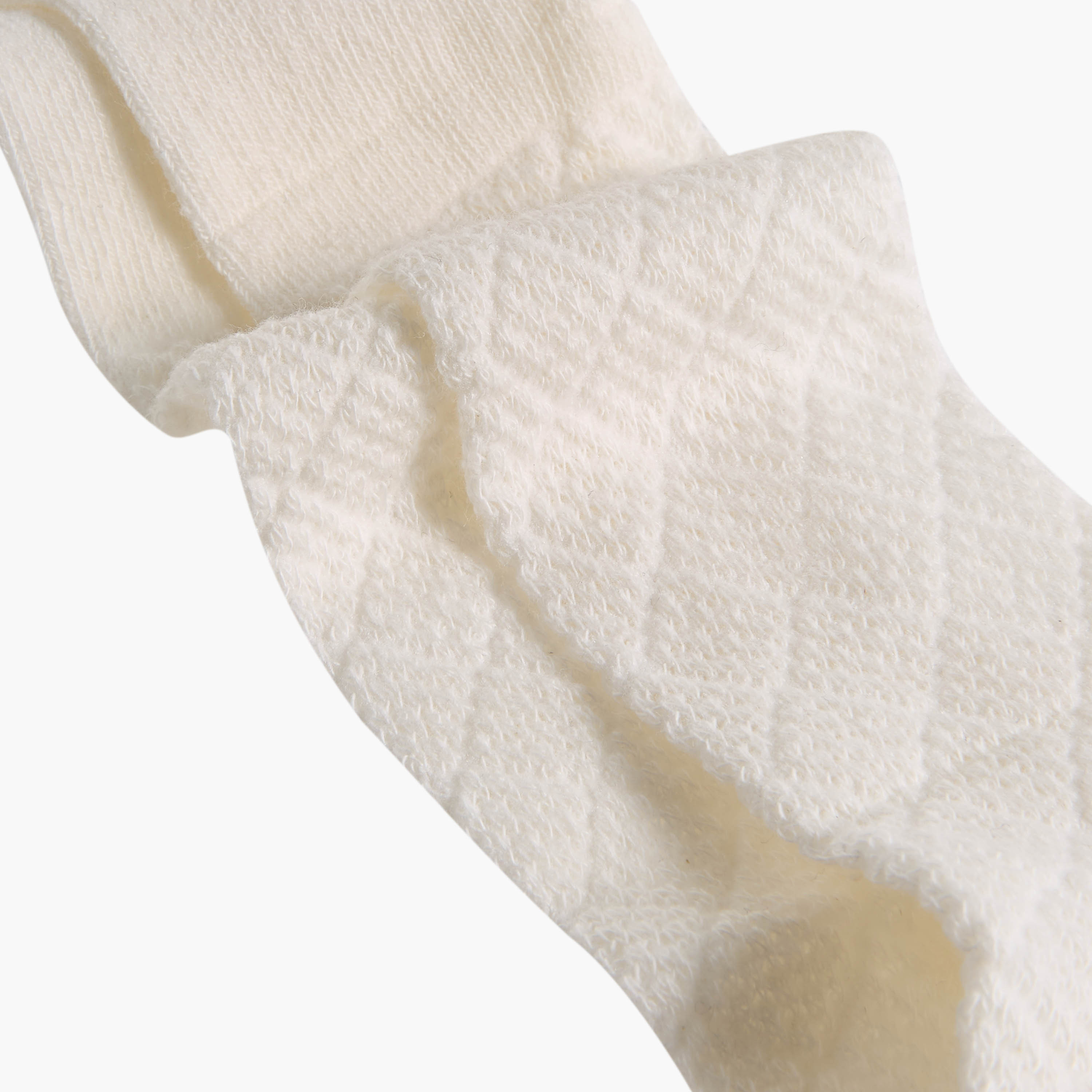 Juniors Jacquard Tights with Elasticated Waistband-baby-girls-accessories-socks-image-2