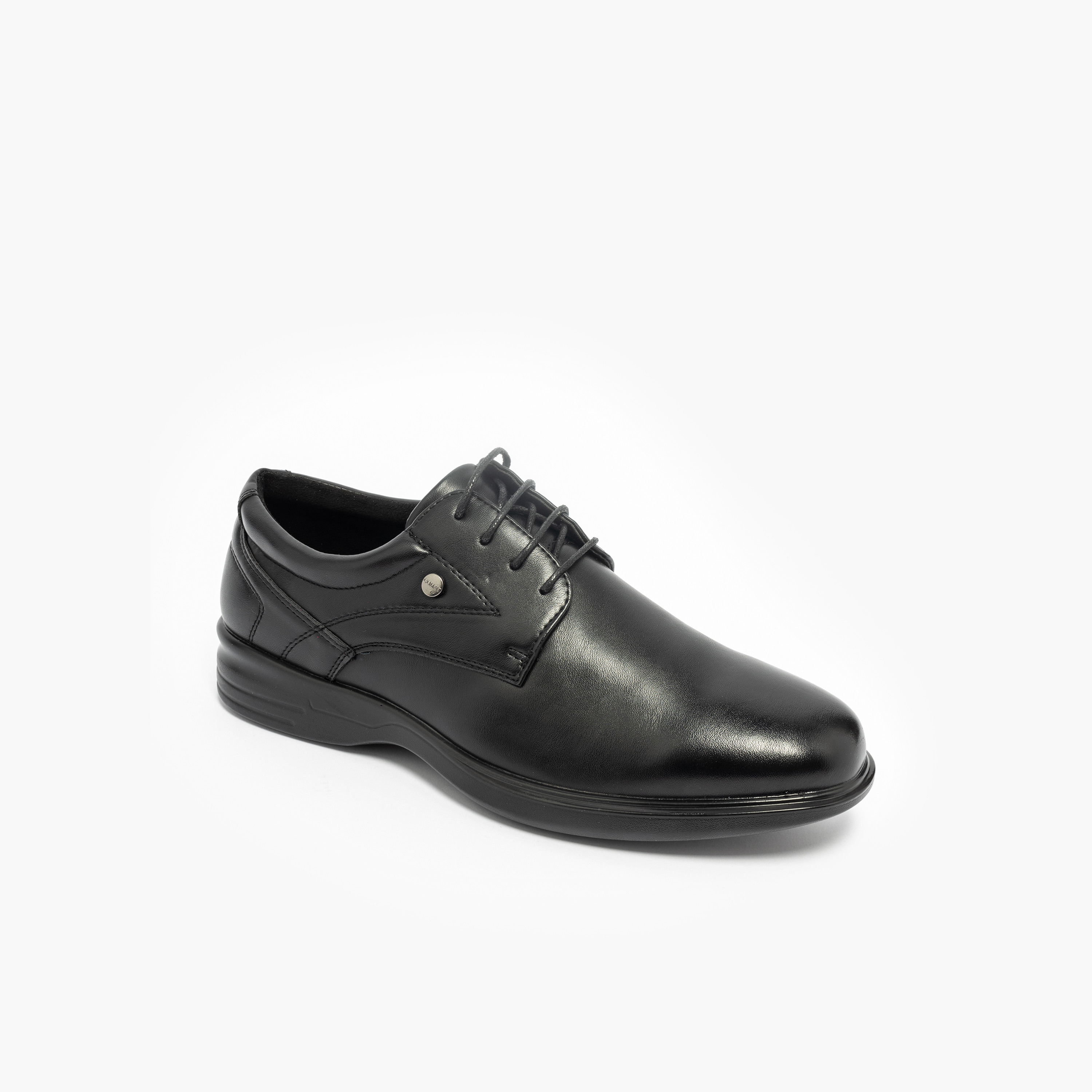 LBL by Shoexpress Solid Lace-Up Derby Shoes-men-shoes-formalshoes-image-2