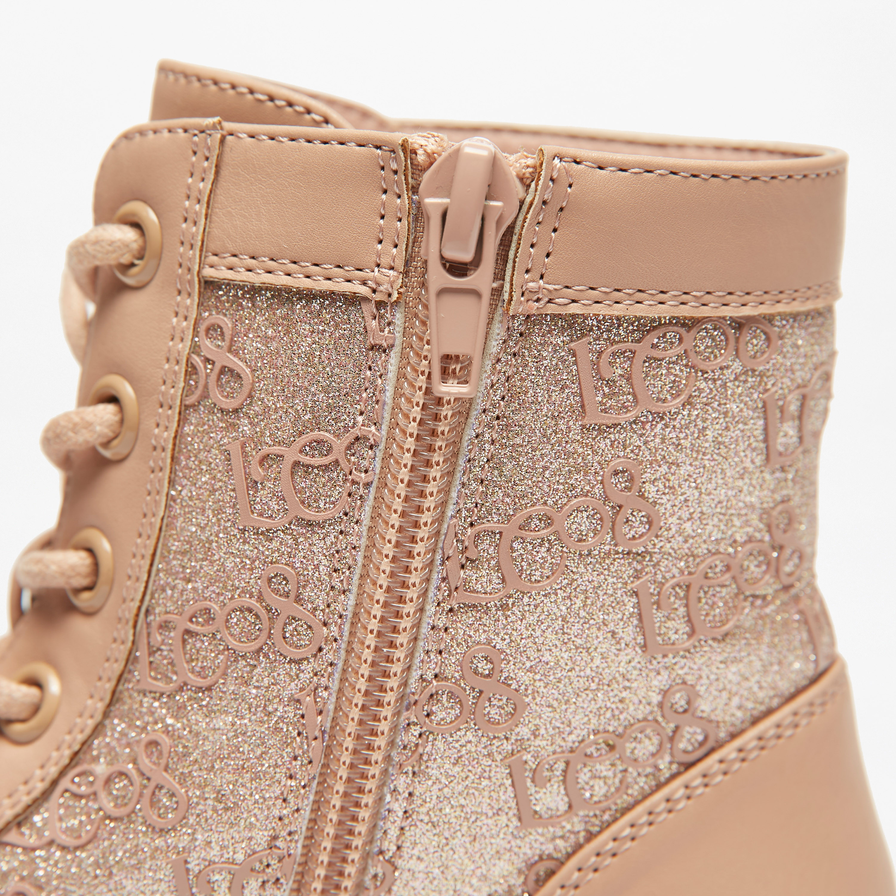 حذاء طويل مزيّن برباط من لي كوبر-girls-shoes-boots-image-9