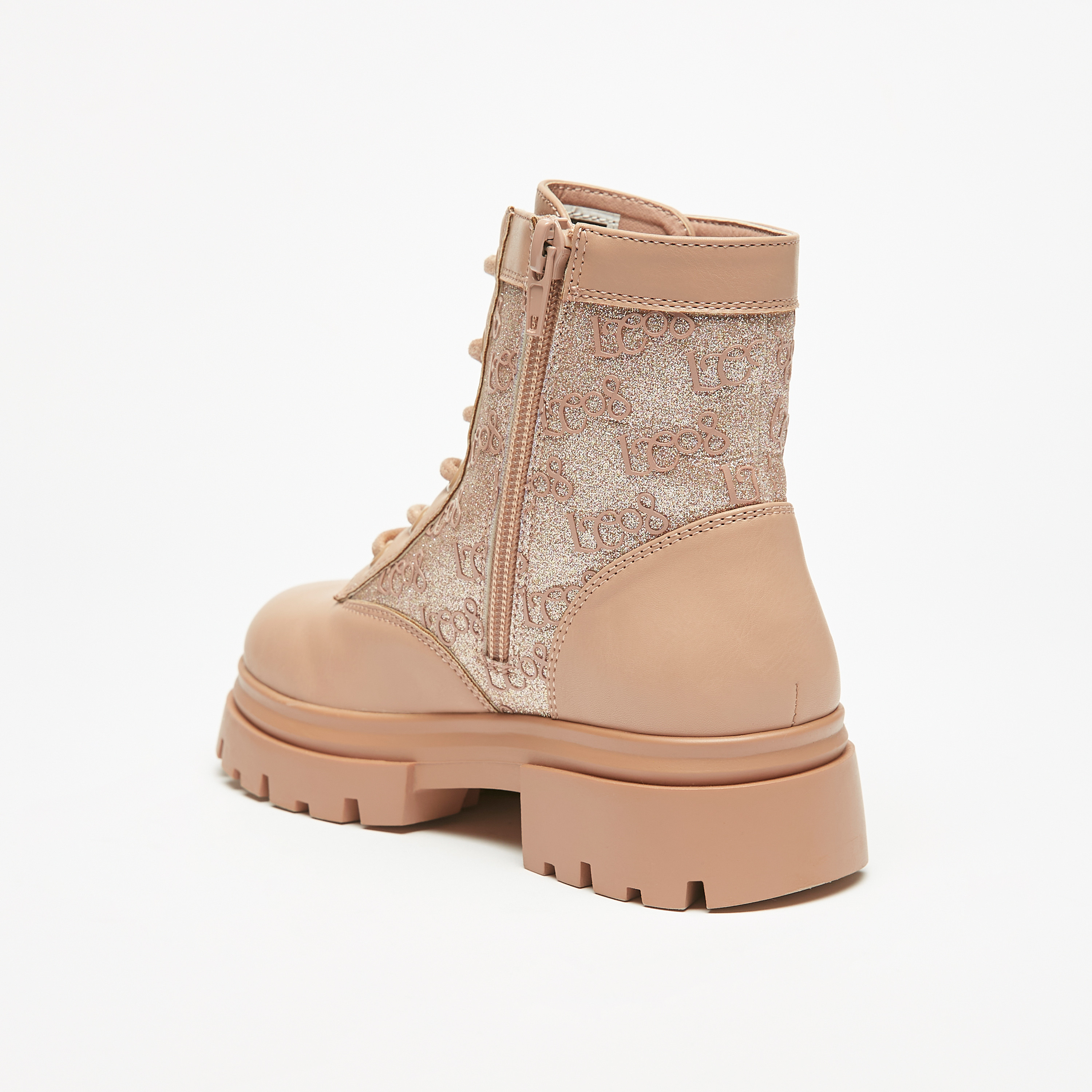 حذاء طويل مزيّن برباط من لي كوبر-girls-shoes-boots-image-8
