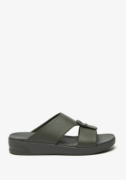 Le Confort Buckle Accented Slip-On Arabic Sandals