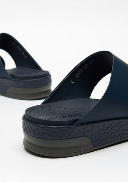 Le Confort Buckle Accented Slip-On Arabic Sandals-Men%27s Sandals-image-2