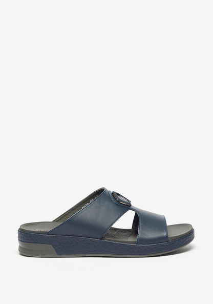 Le Confort Solid Slip-On Arabic Sandals-Men%27s Sandals-image-0
