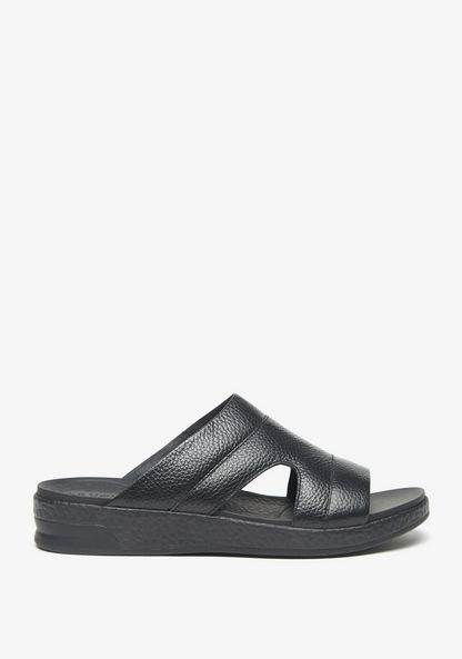 Le Confort Textured Slip-On Arabic Sandals-Men%27s Sandals-image-0