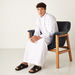 Le Confort Textured Slip-On Arabic Sandals-Men%27s Sandals-thumbnail-4