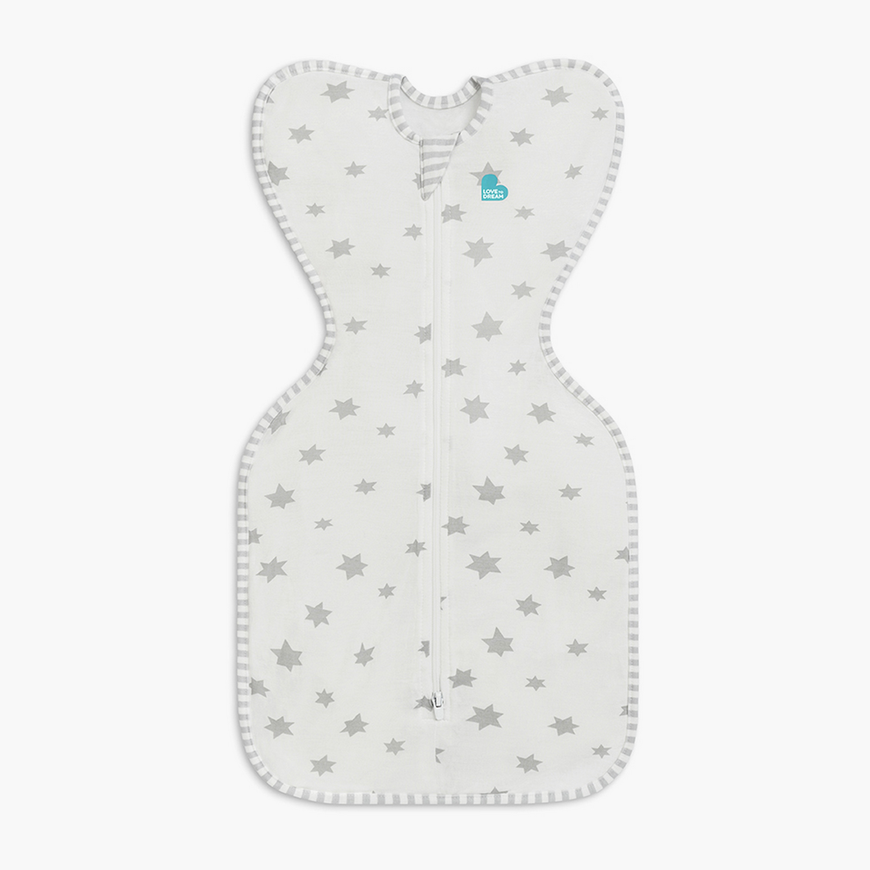 Love To Dream Star Print Swaddle UP Sleeping Bag - White-baby-nursery-blanketsandswaddles-swaddlesandsleepingbags-image-1