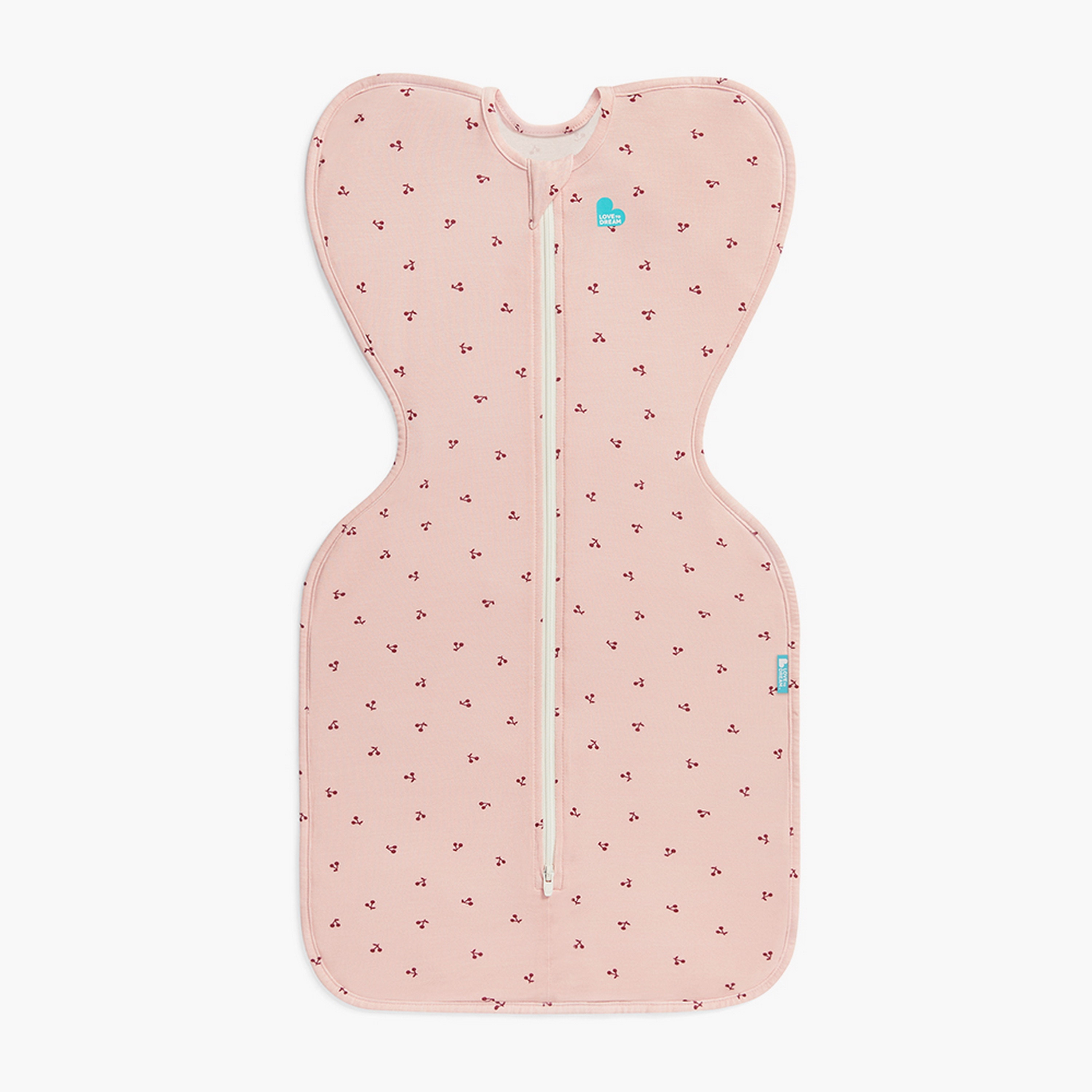 كيس نوم قماط بطبعة دريم شيري من لاف تو دريم - كرز-baby-nursery-blanketsandswaddles-swaddlesandsleepingbags-image-1