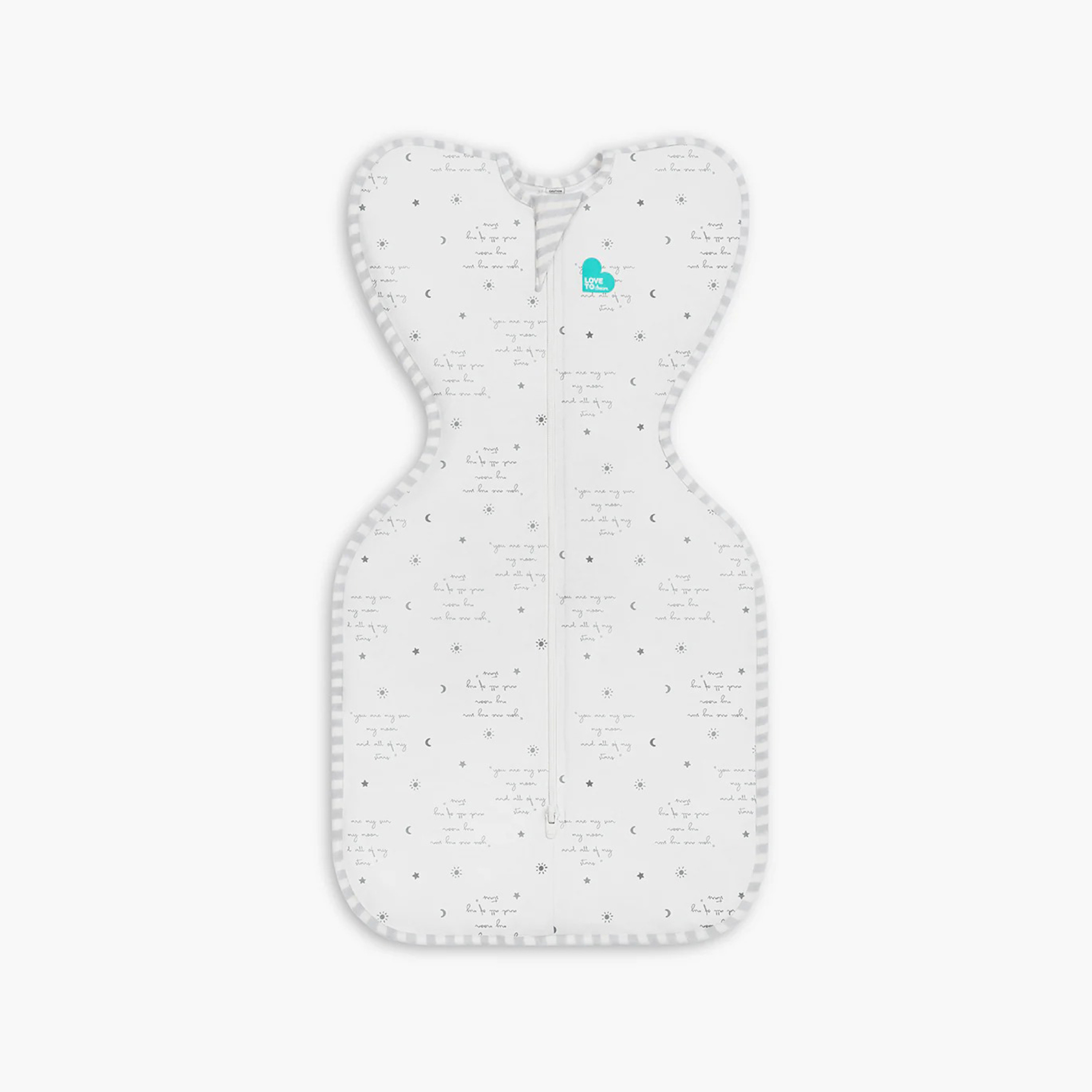 Love To Dream Cotton Swaddle Up 0.2T - You Are My - White-baby-nursery-blanketsandswaddles-swaddlesandsleepingbags-image-1