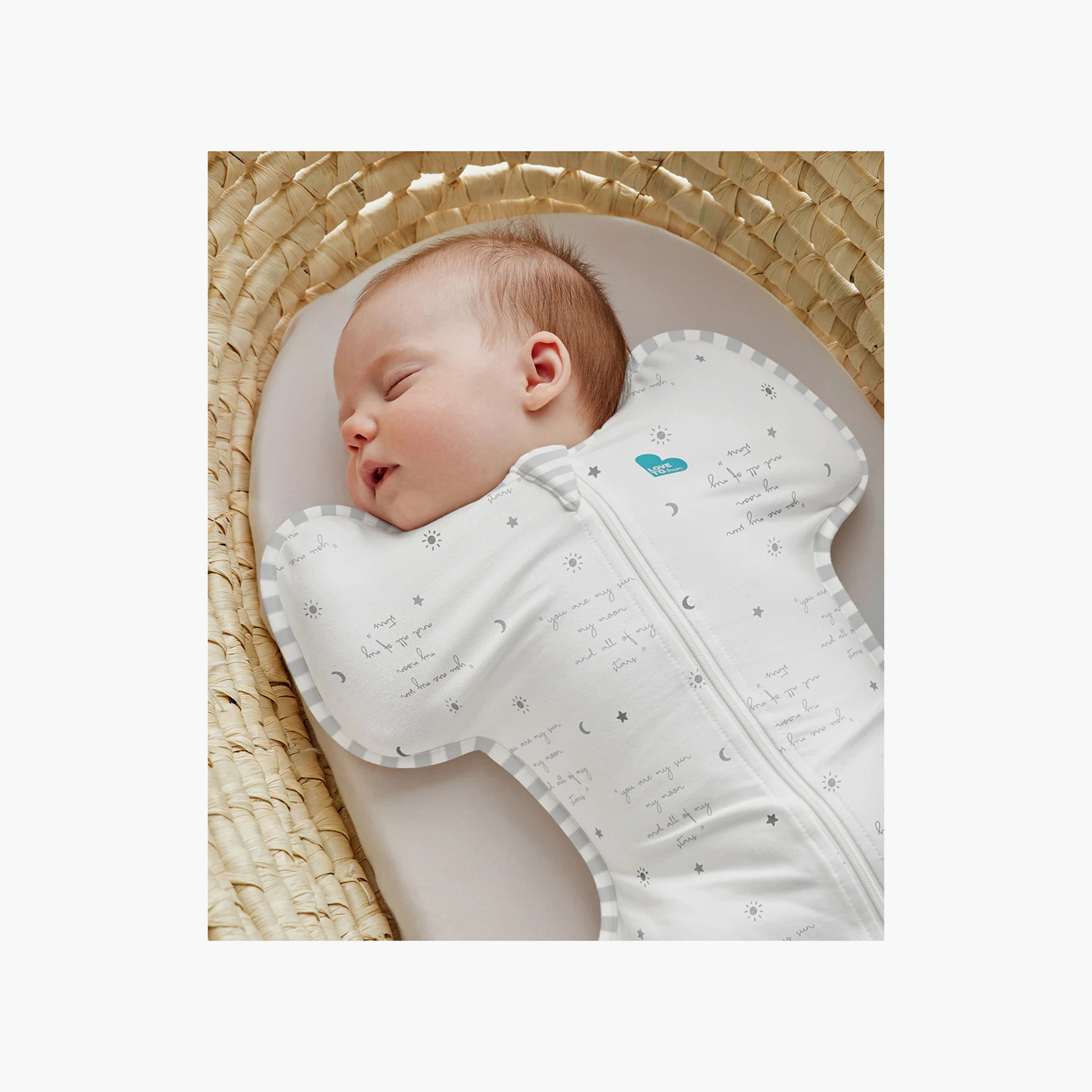 Love To Dream Cotton Swaddle Up 0.2T - You Are My - White-baby-nursery-blanketsandswaddles-swaddlesandsleepingbags-image-4