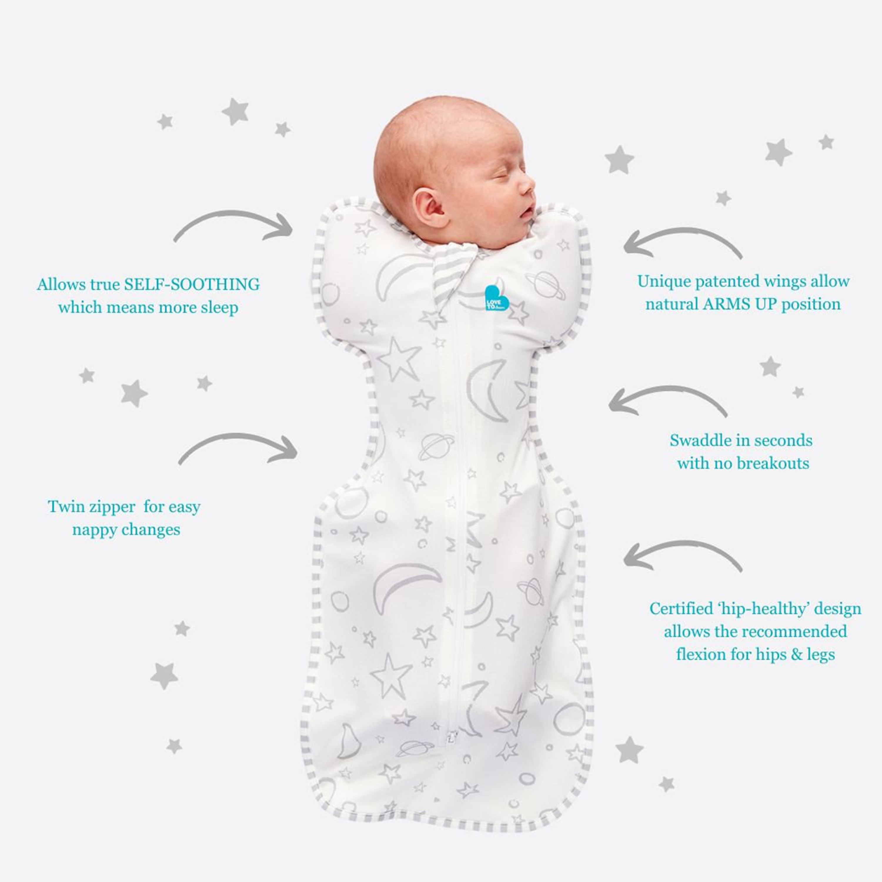 Love To Dream Swaddle Up Bamboo Original Cream Sleeping Bag-baby-nursery-blanketsandswaddles-swaddlesandsleepingbags-image-4