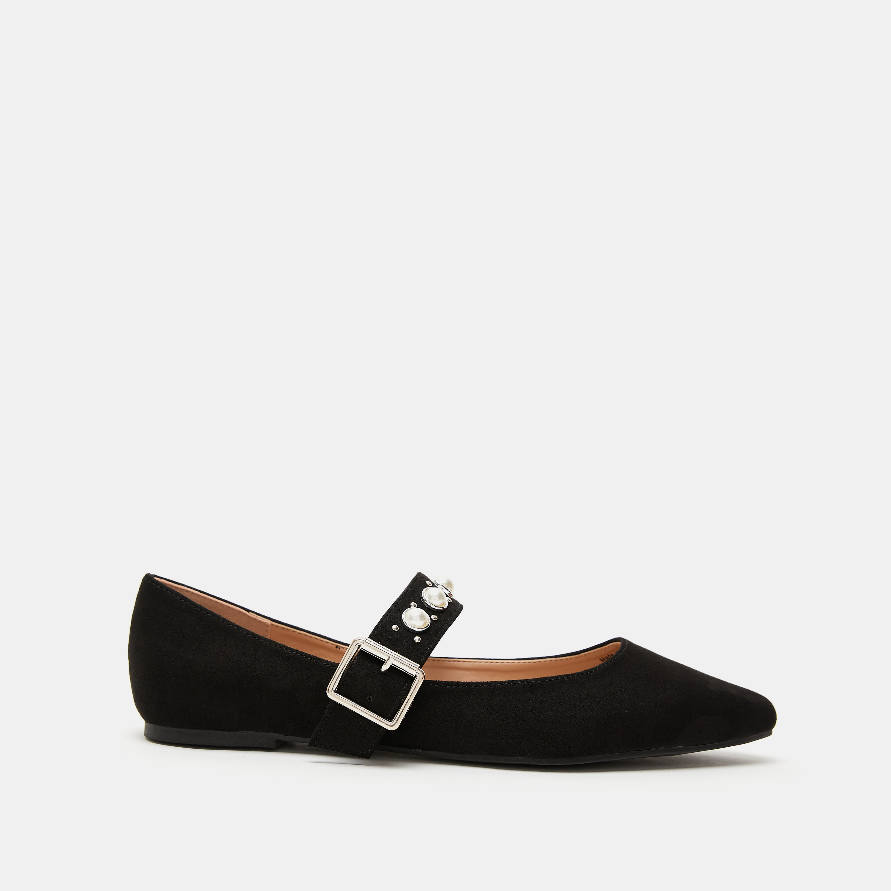حذاء باليرينا بمقدمّة مدبّبة مزينة للنساء من سيليست-women-shoes-ballerinas-image-1