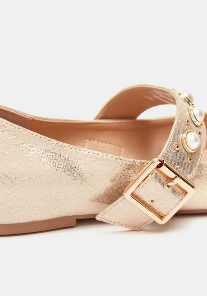 Celeste Women's Embellished Pointed-Toe Ballerina Shoes-Women%27s Ballerinas-image-3