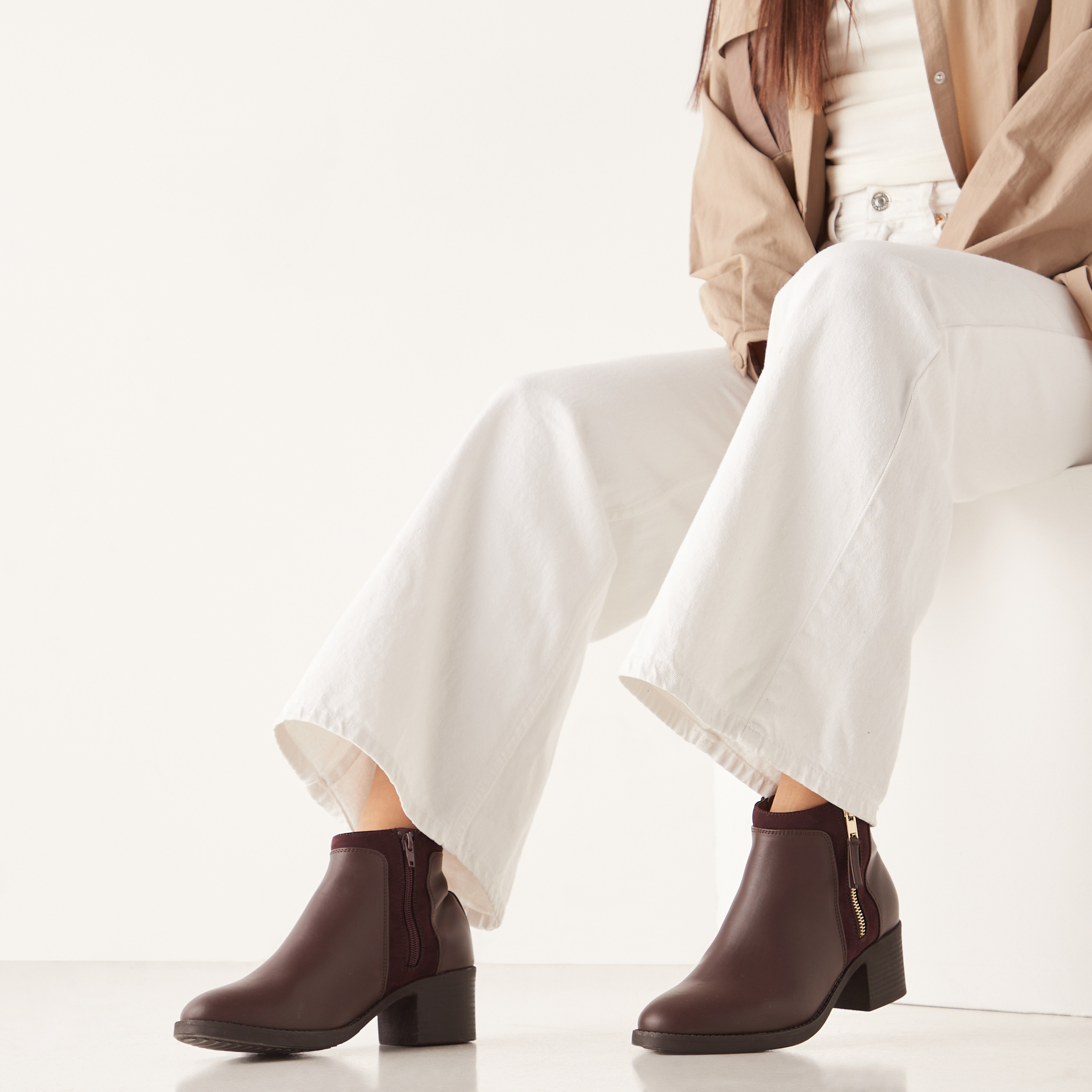 Block heel chelsea store boots